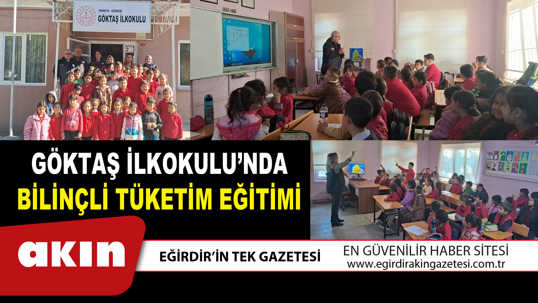 GÖKTAŞ İLKOKULU’NDA BİLİNÇLİ TÜKETİM EĞİTİMİ