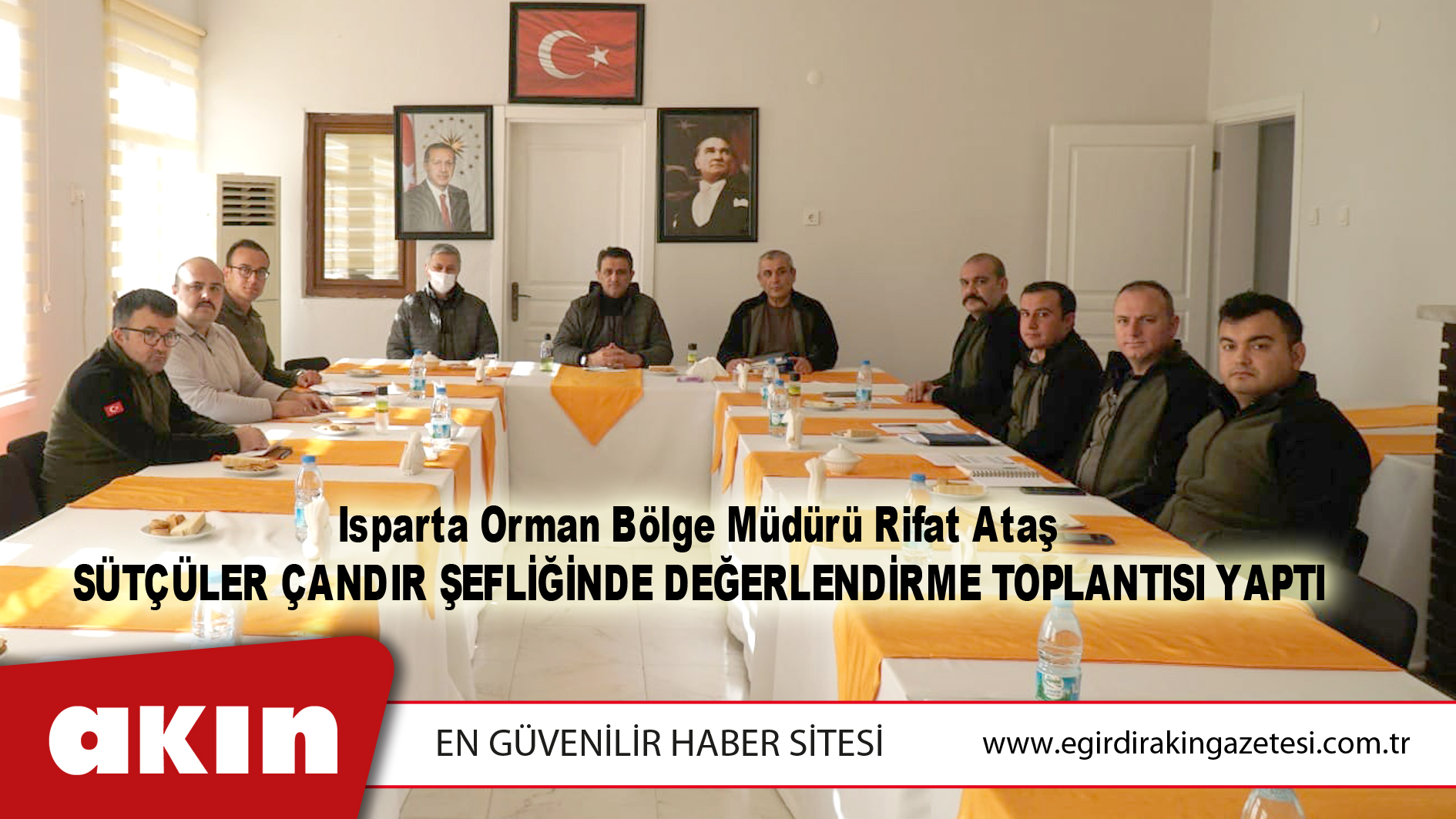Sütçüler Çandır Şefliğinde Değerlendirme Toplantısı Yapıldı