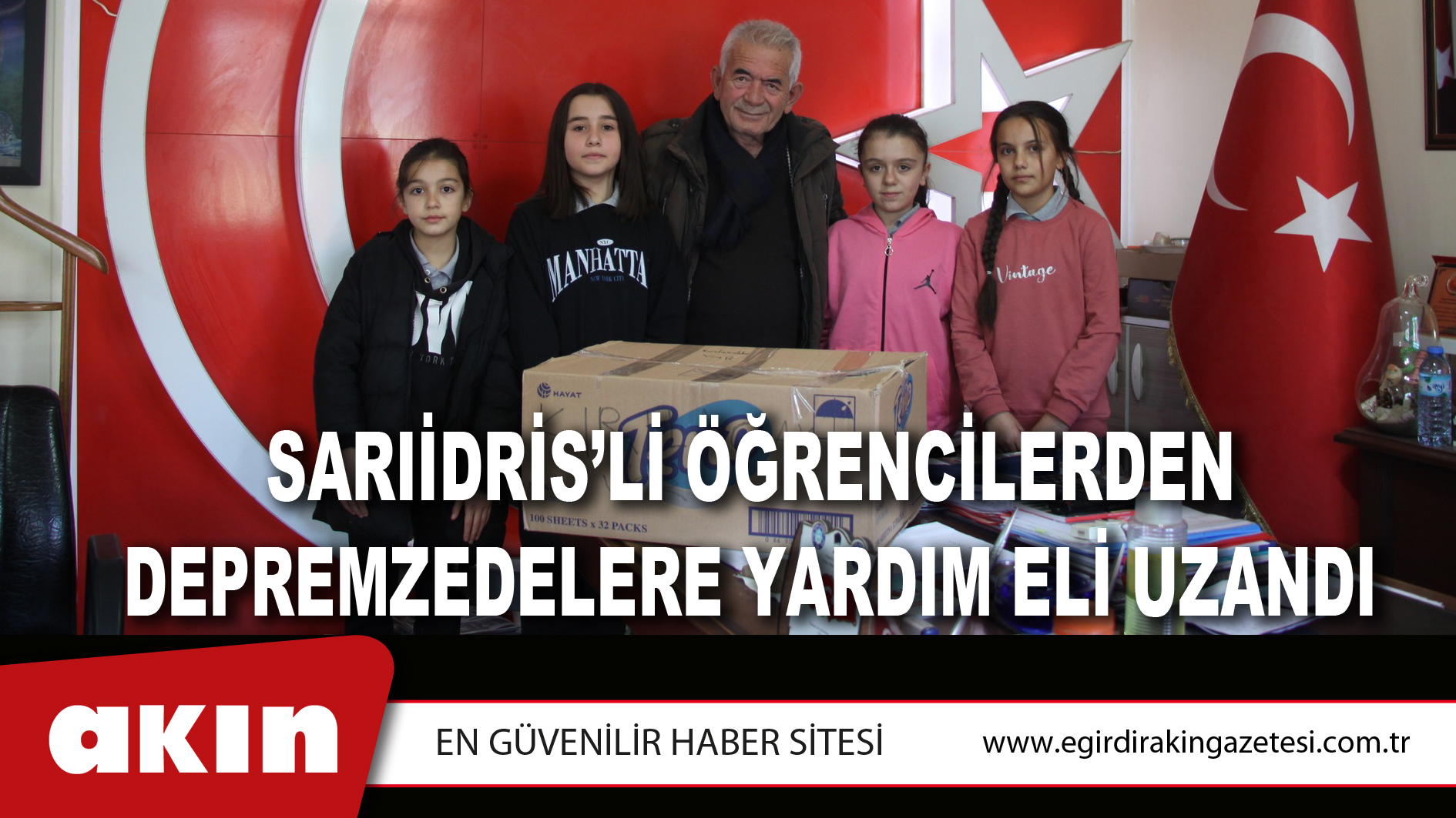 Sarıidris’li Öğrencilerden Depremzedelere Yardım Eli Uzandı