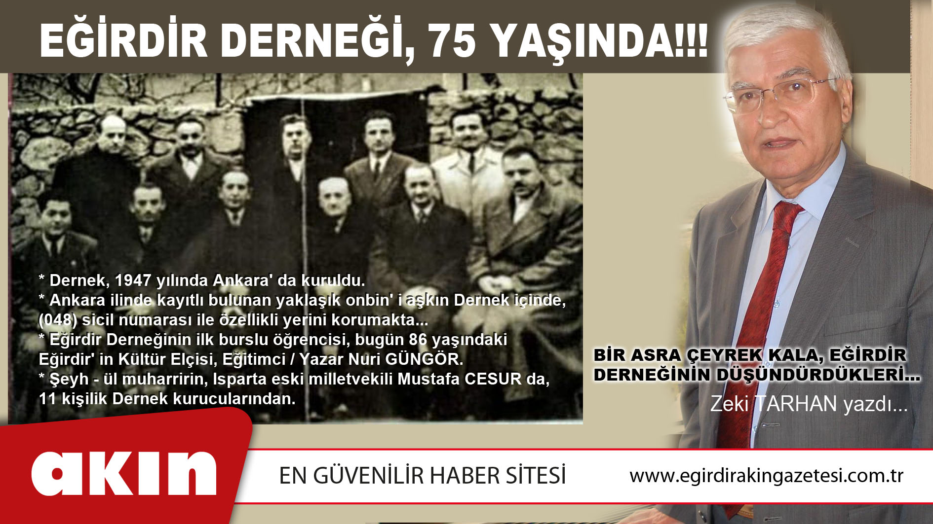 eğirdir haber,akın gazetesi,egirdir haberler,son dakika,EĞİRDİR DERNEĞİ, 75 YAŞINDA!!!