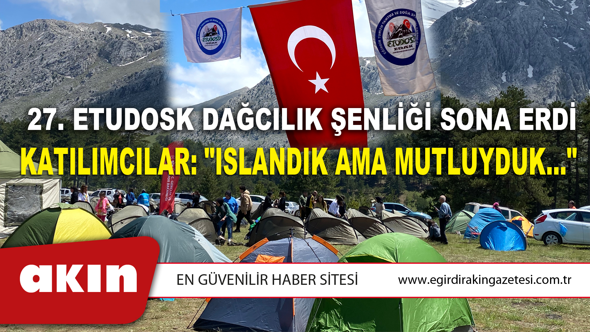 27. ETUDOSK Dağcılık Şenliği Sona Erdi