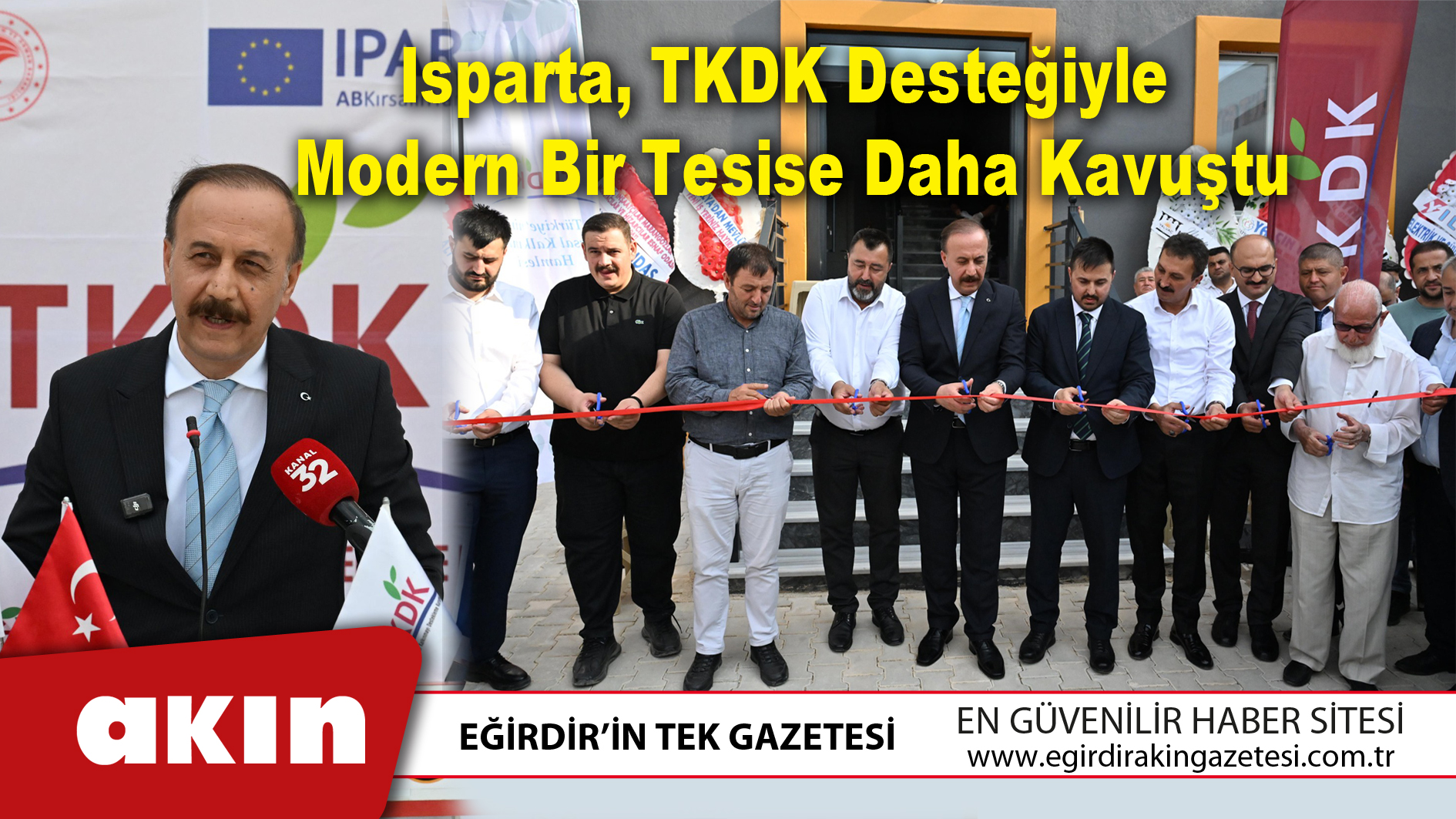 Isparta TKDK Desteğiyle Modern Bir Tesise Daha Kavuştu
