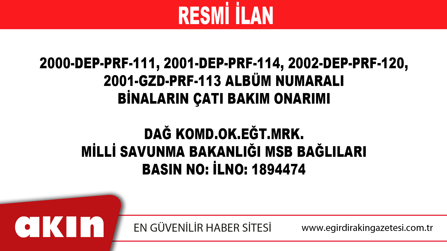 eğirdir haber,akın gazetesi,egirdir haberler,son dakika,DAĞ KOMD.OK.EĞT.MRK. MİLLİ SAVUNMA BAKANLIĞI MSB BAĞLILARI