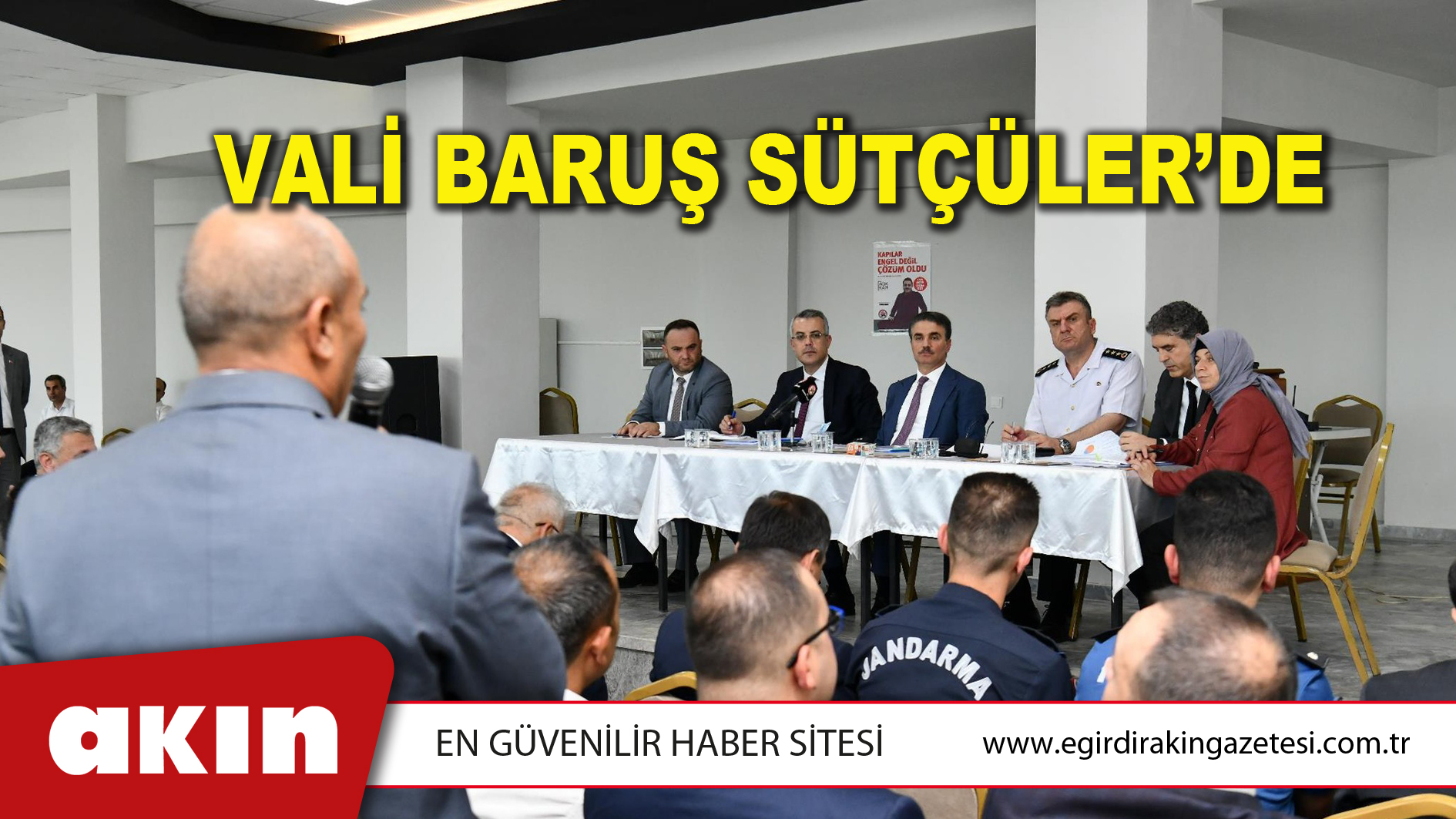 VALİ BARUŞ SÜTÇÜLER’DE