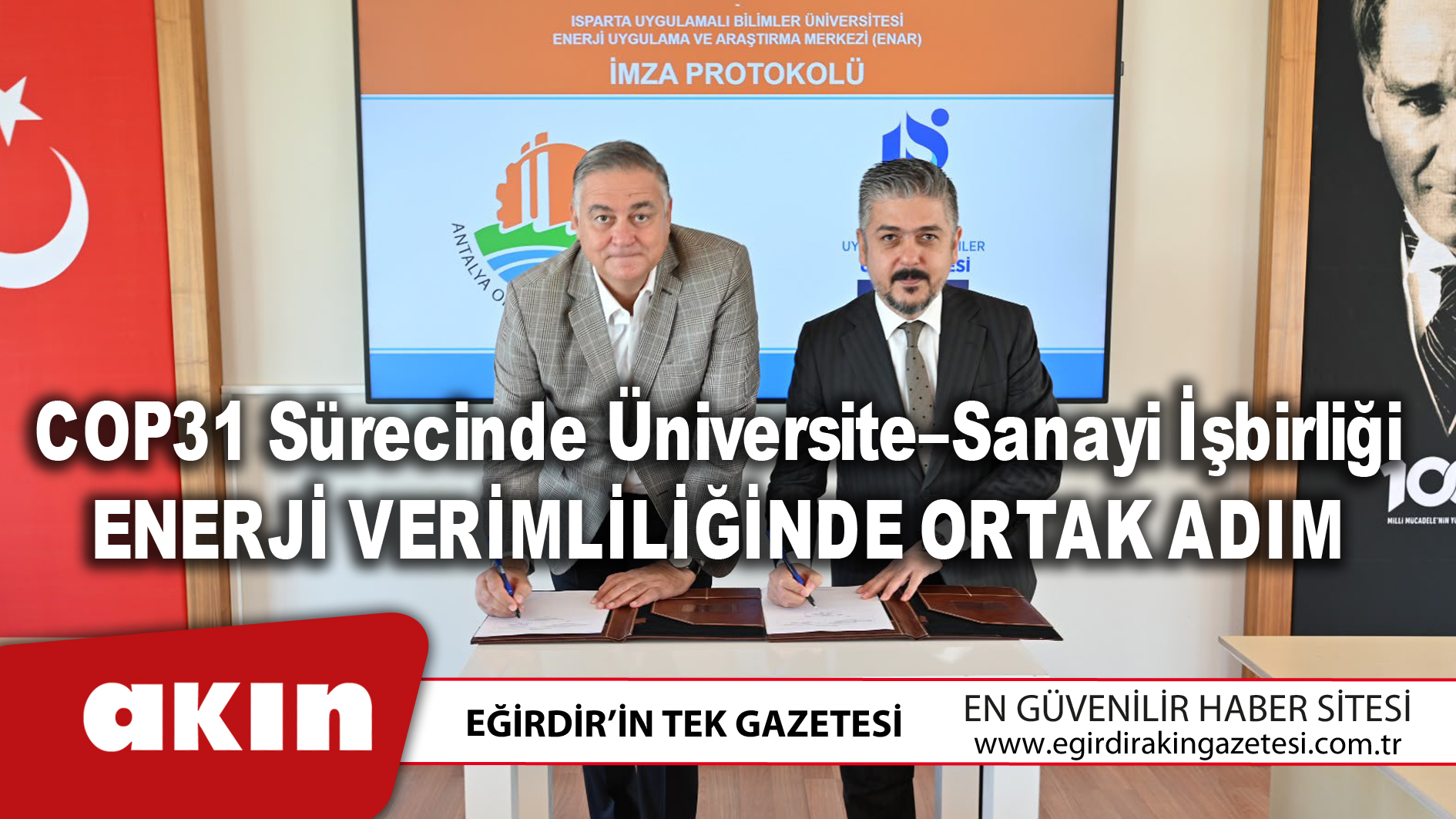 eğirdir haber,akın gazetesi,egirdir haberler,son dakika,COP31 Sürecinde Üniversite–Sanayi İşbirliği