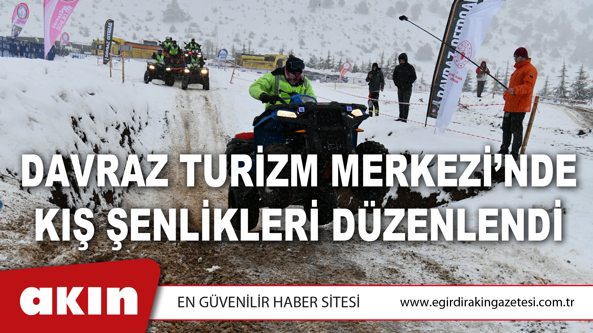 eğirdir haber,akın gazetesi,egirdir haberler,son dakika,Davraz Turizm Merkezi’nde Kış Şenlikleri Düzenlendi