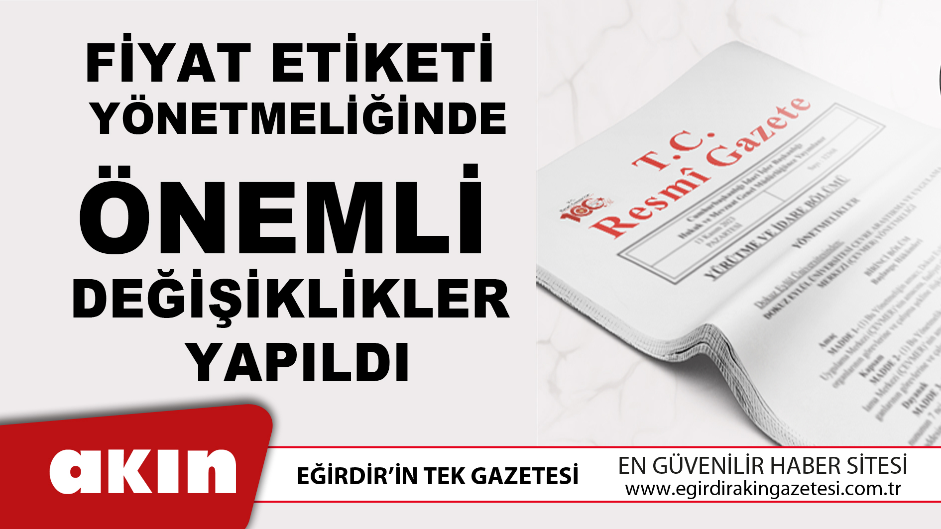 Fiyat Etiketi Yönetmeliğinde Önemli Değişiklikler Yapıldı