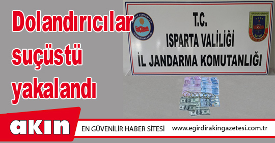 Dolandırıcılar suçüstü yakalandı
