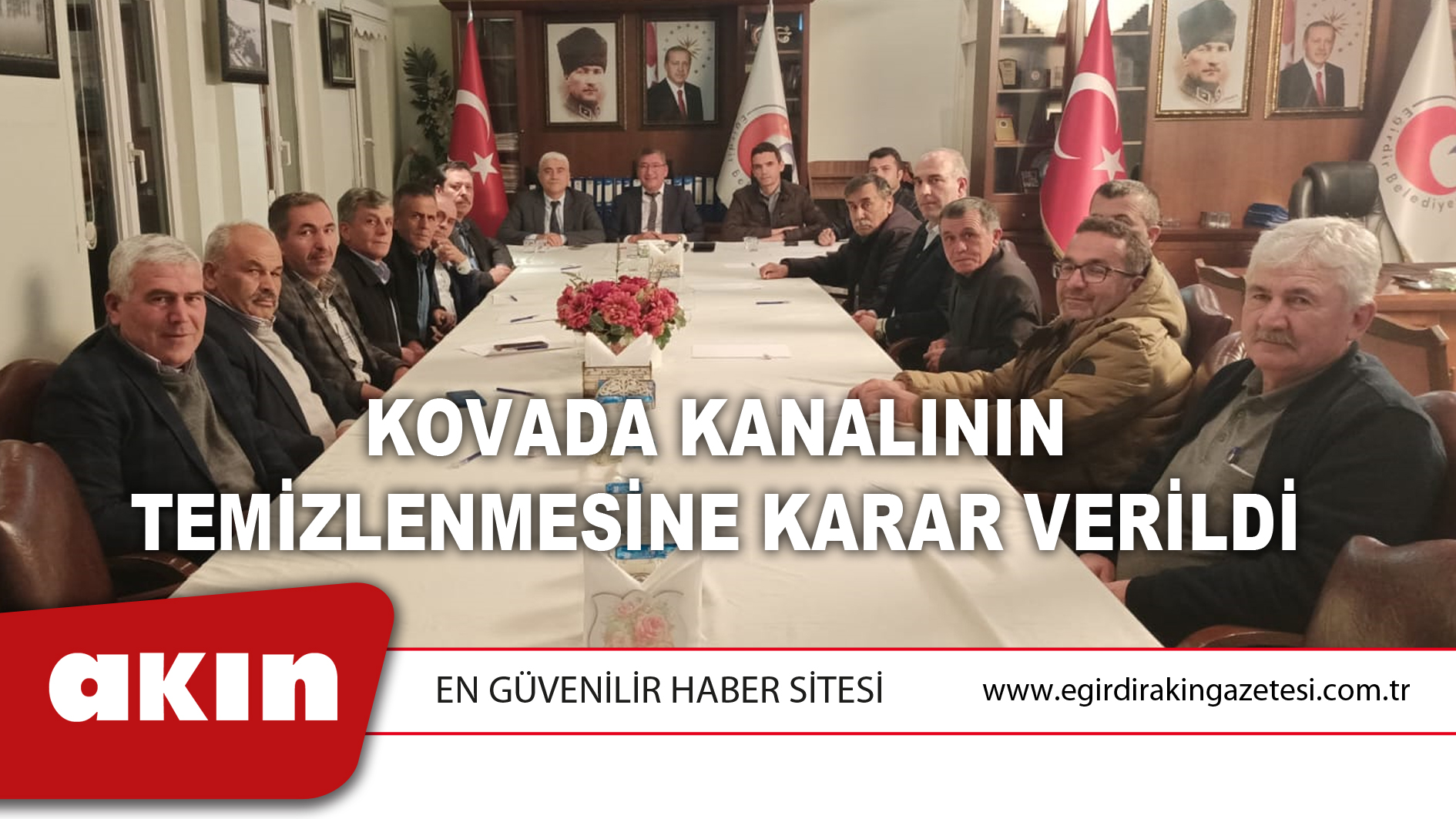 eğirdir haber,akın gazetesi,egirdir haberler,son dakika,Kovada Kanalının Temizlenmesine Karar Verildi