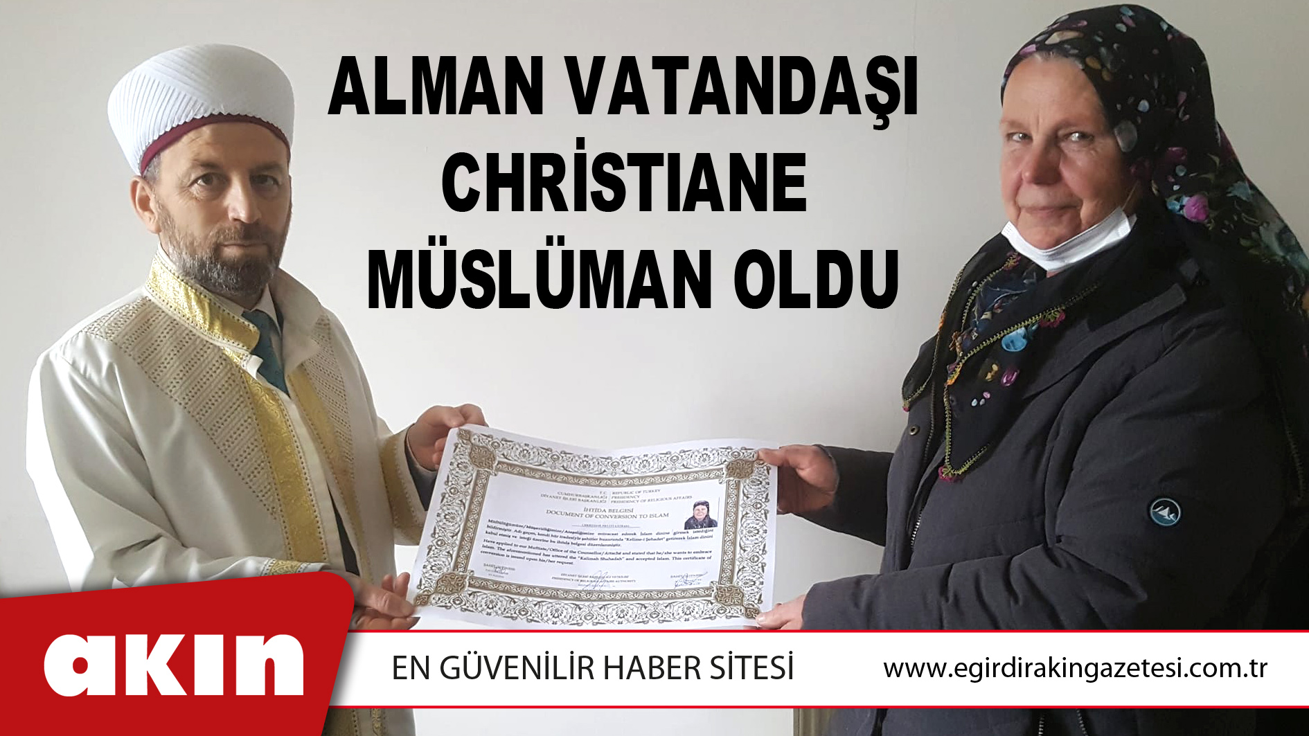 Almanya Vatandaşı Christıane Müslüman Oldu