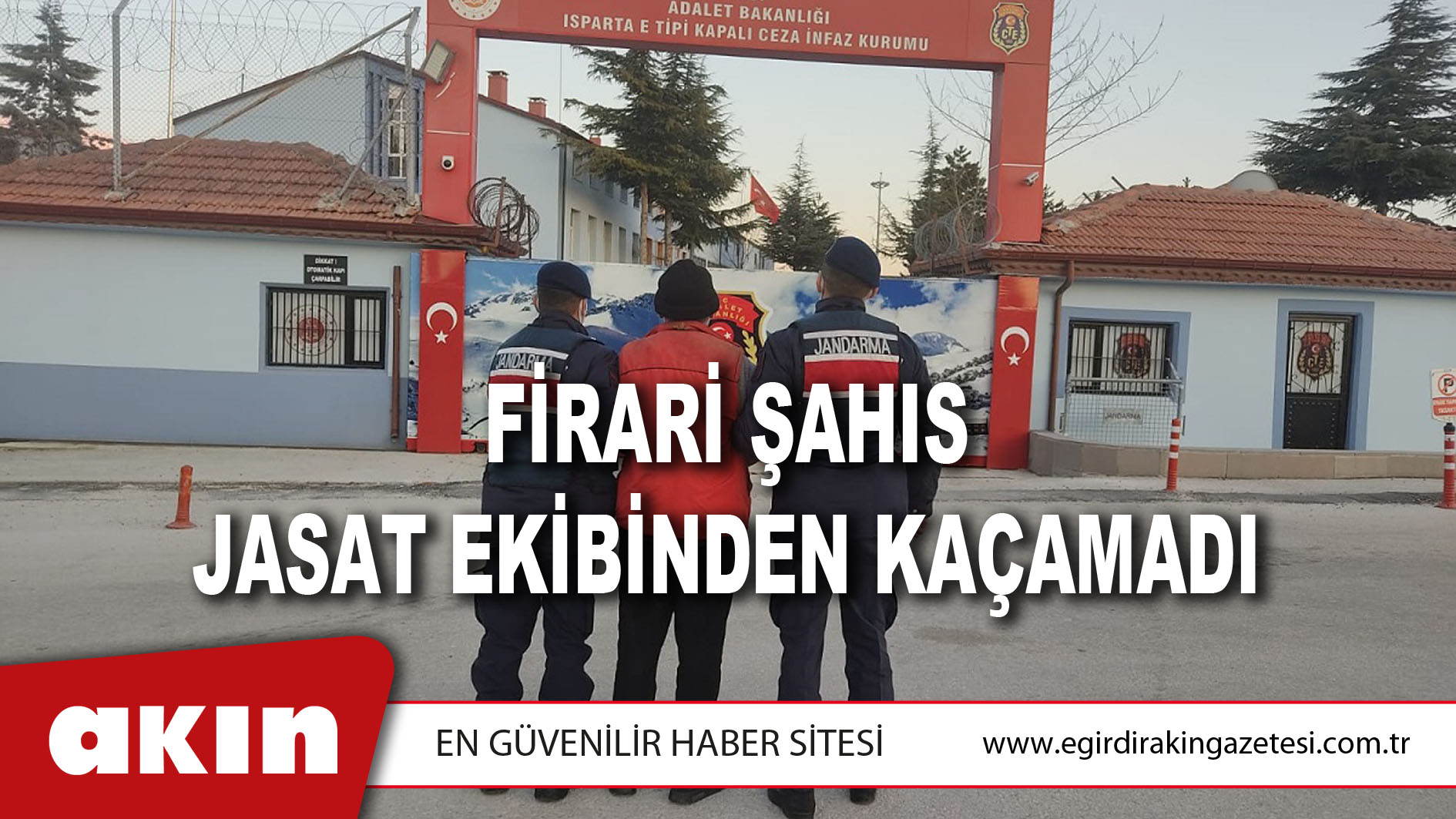 FİRARİ ŞAHIS JASAT EKİBİNDEN KAÇAMADI