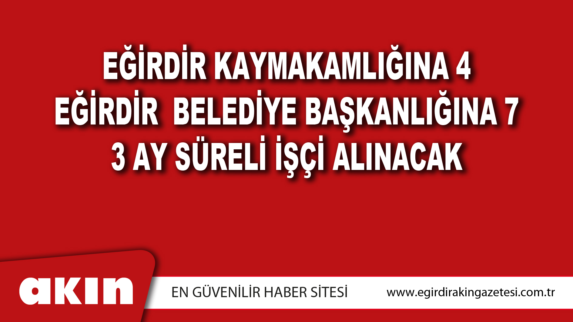 KURUMLARA 250 KİŞİ ALINACAK