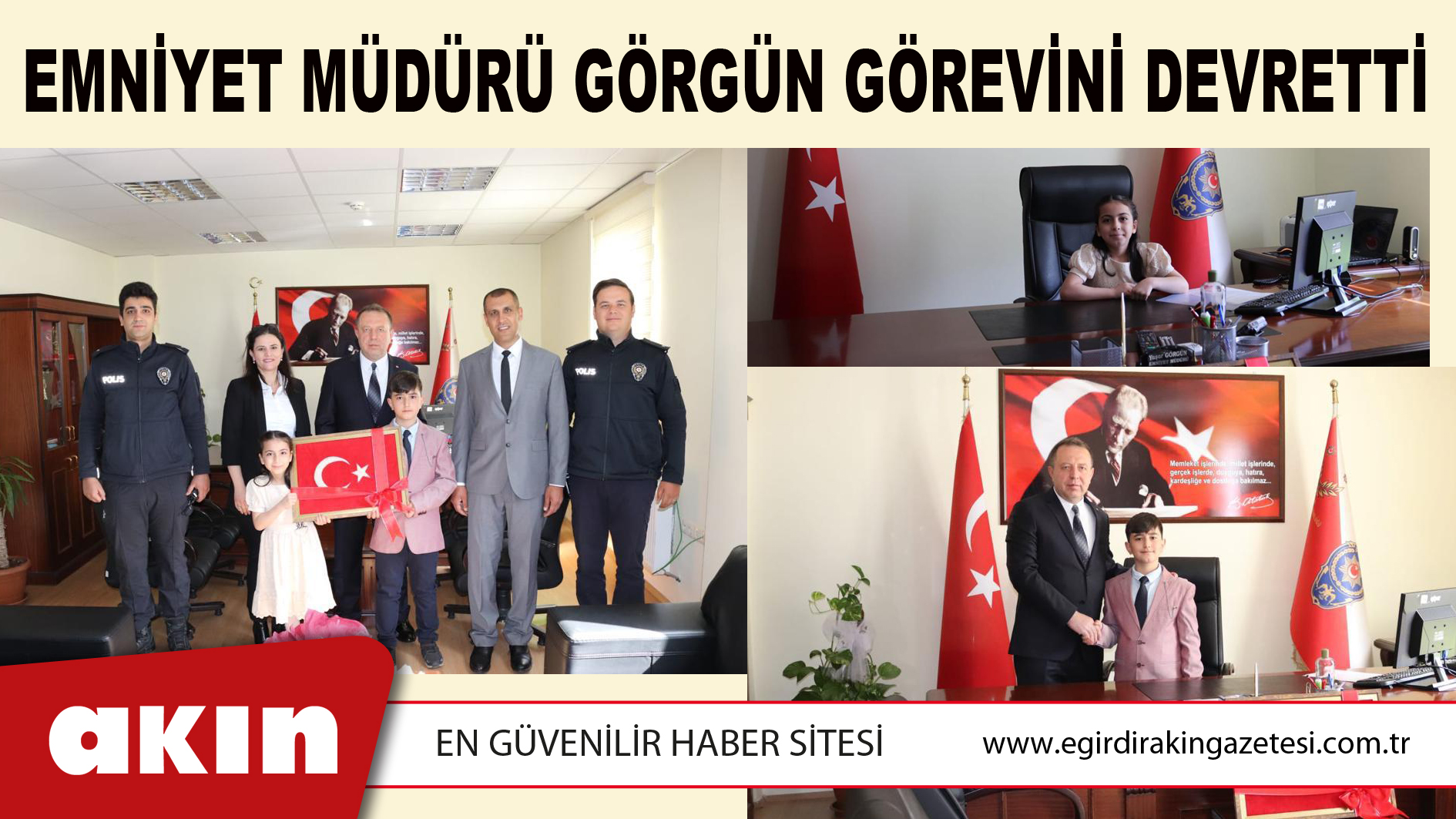 EMNİYET MÜDÜRÜ GÖRGÜN GÖREVİNİ DEVRETTİ