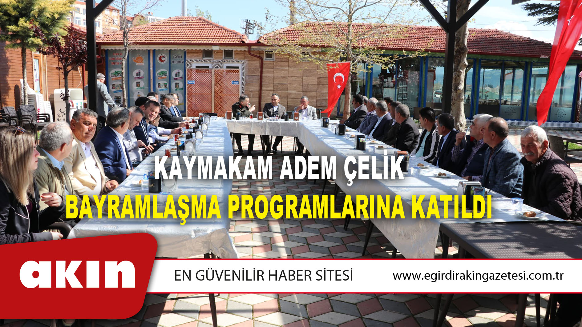 Kaymakam Adem Çelik Bayramlaşma Programlarına Katıldı