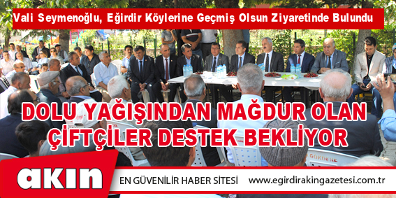 Dolu Yağışından Mağdur Olan Çiftçiler Destek Bekliyor