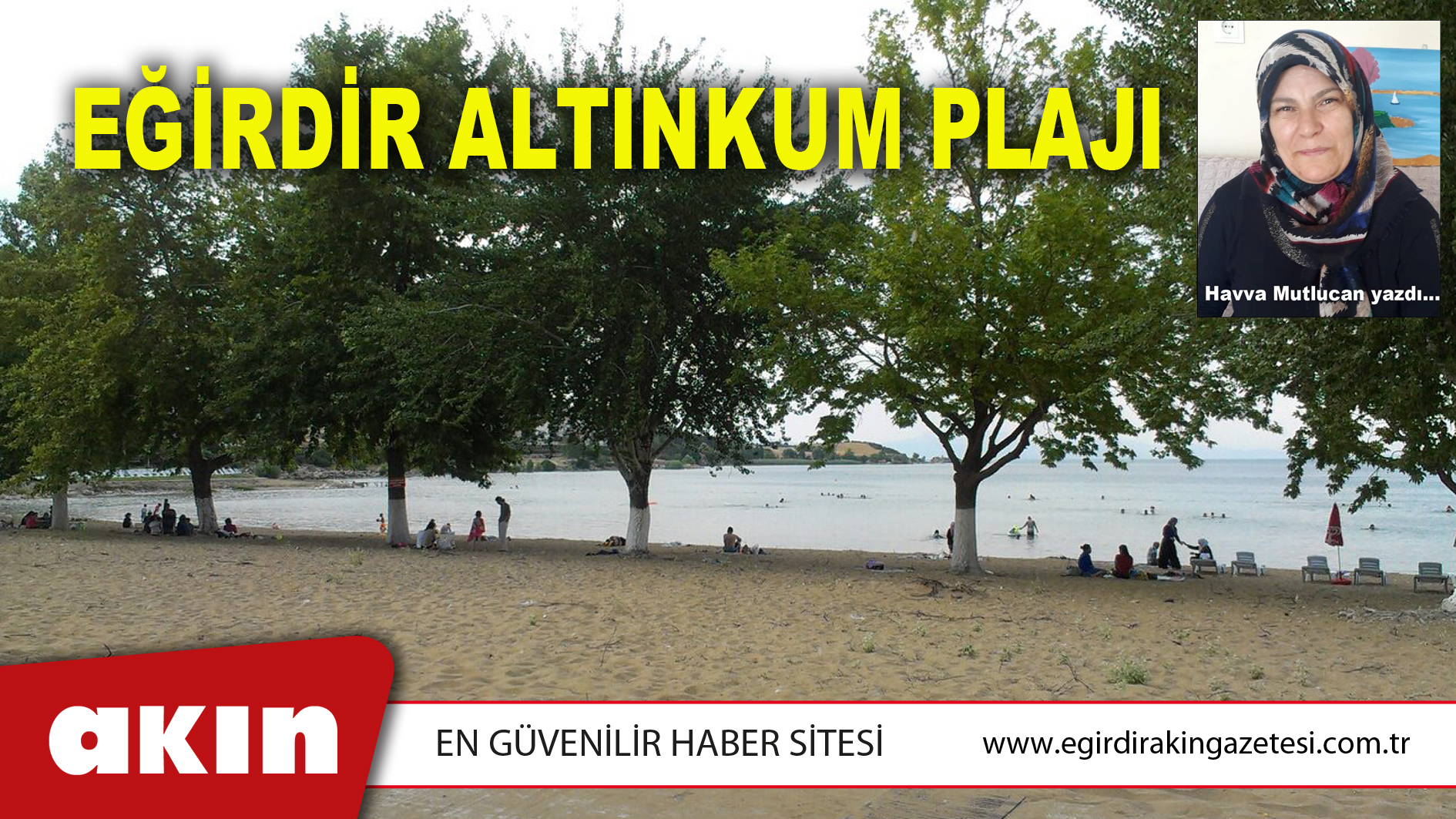 EĞİRDİR ALTINKUM PLAJI