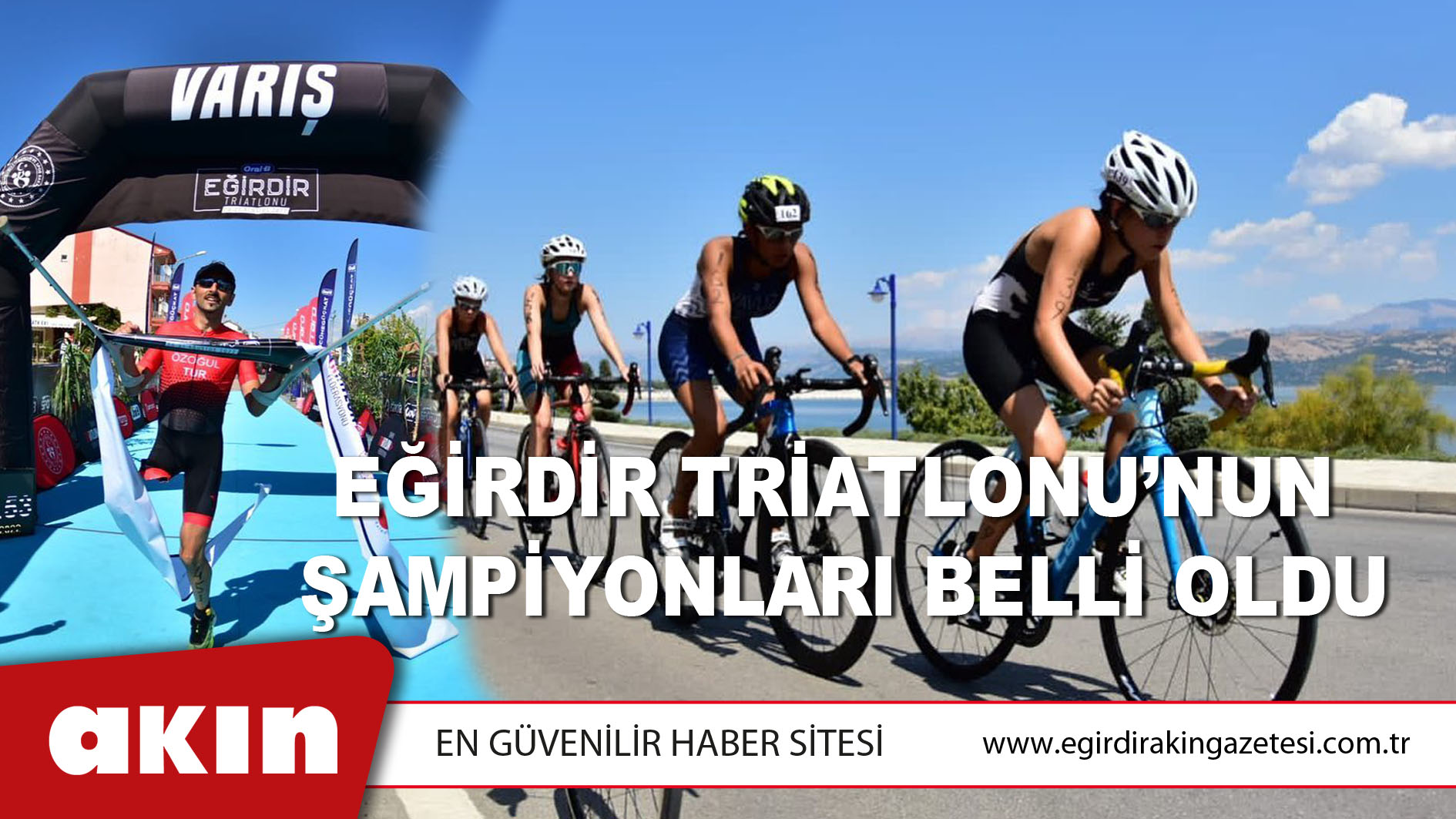 Eğirdir Triatlonu’nun Şampiyonları Belli Oldu