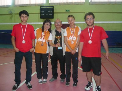 BADMİNTON İL ŞAMPİYONASINDA ASP GENÇLİK SPOR  İL 3.SÜ OLDU