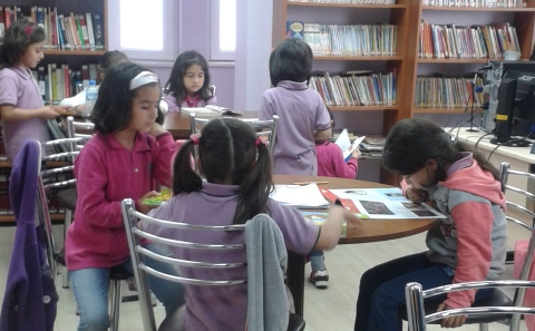 Öğrencilerin Kütüphane Ziyaretleri Devam Ediyor