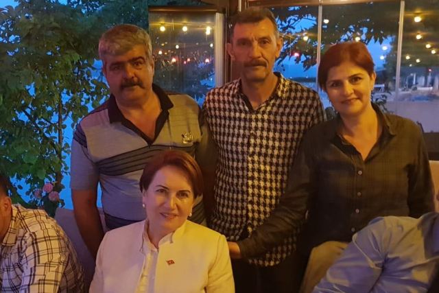 Akşener iftarını Eğirdir'de açtı