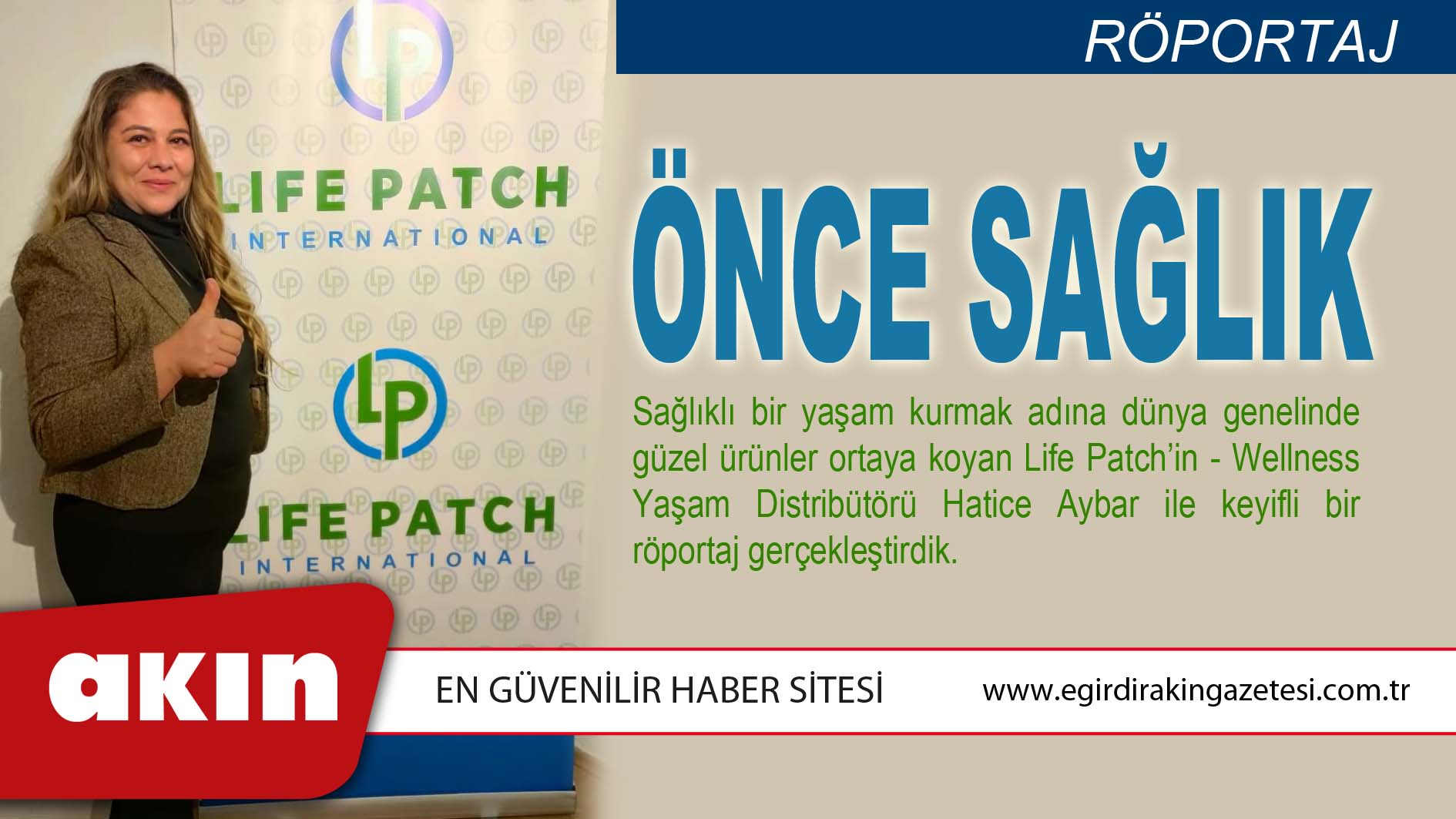 Önce Sağlık...