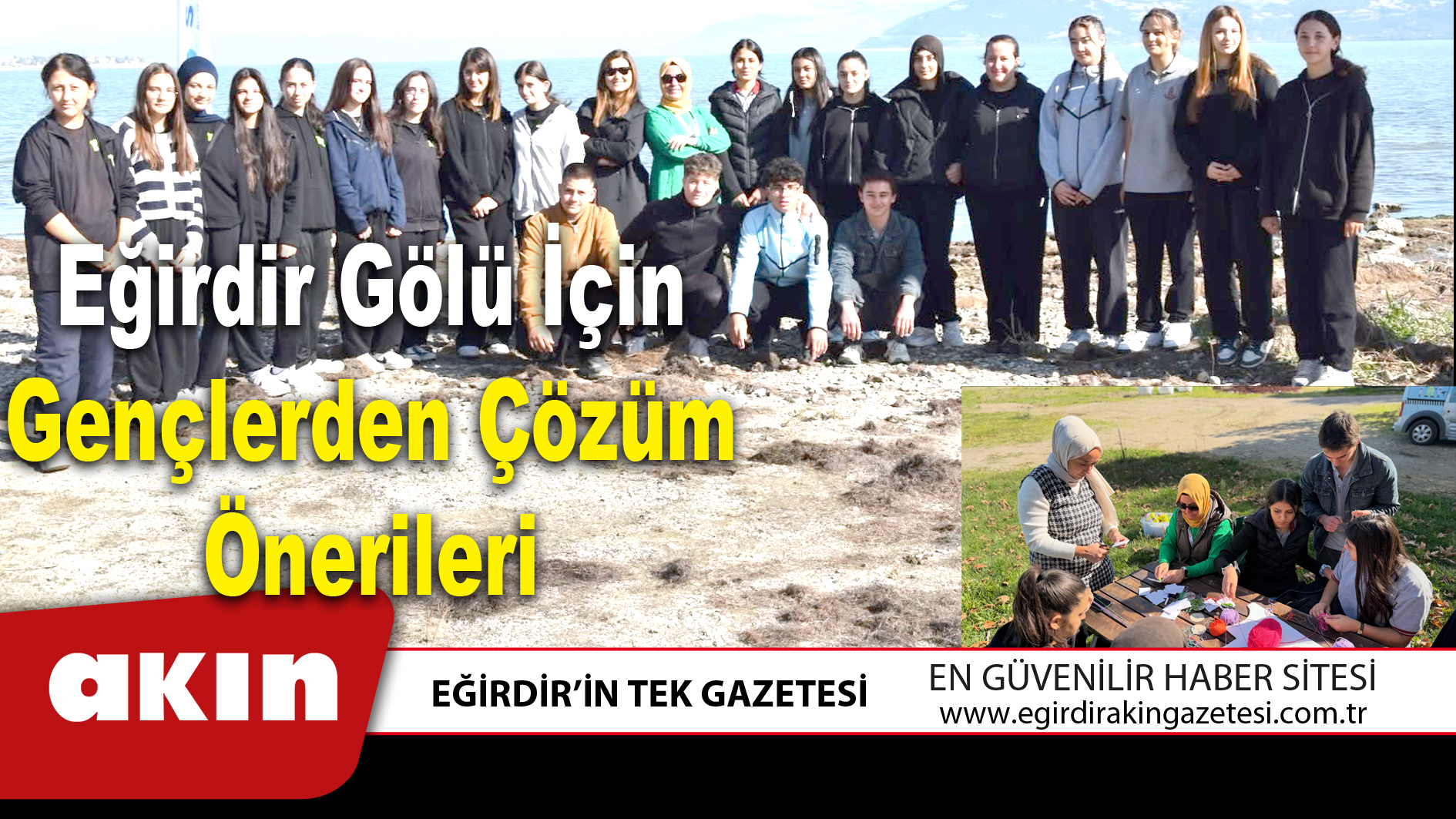 Eğirdir Gölü İçin Gençlerden Çözüm Önerileri