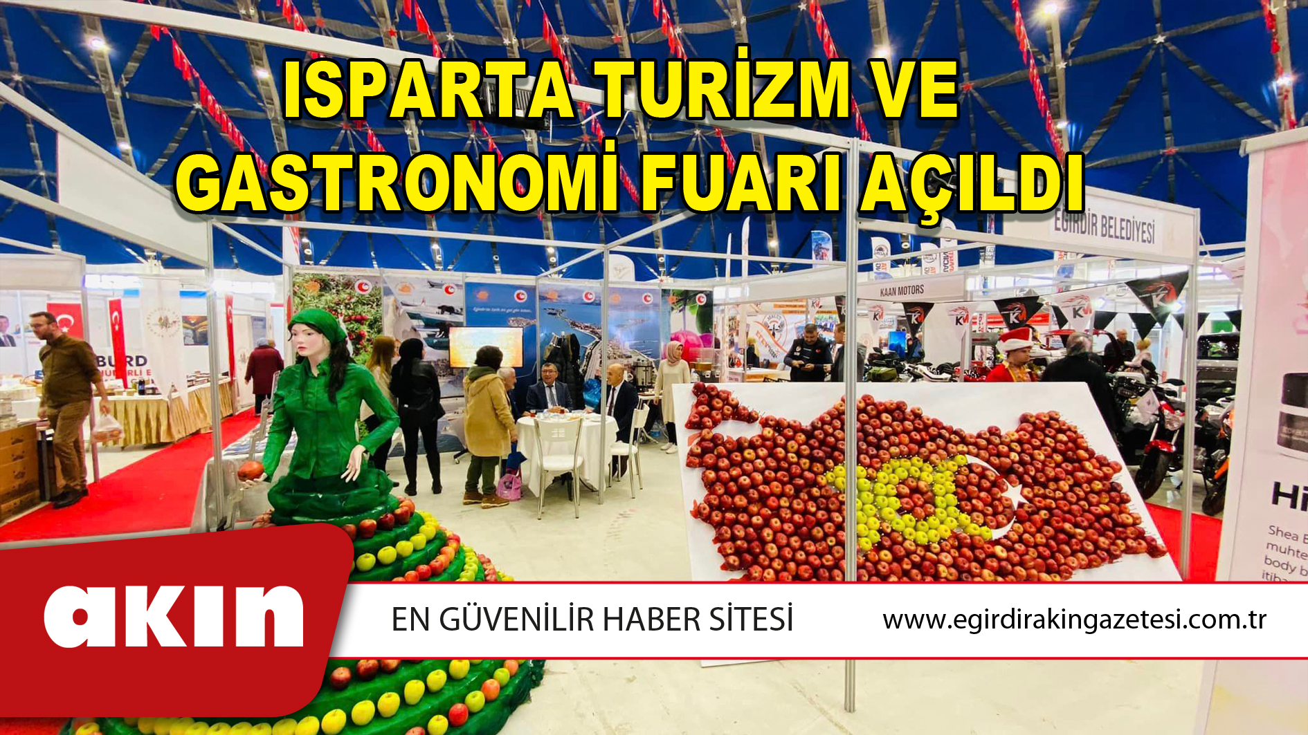 Isparta Turizm Ve Gastronomi Fuarı Açıldı