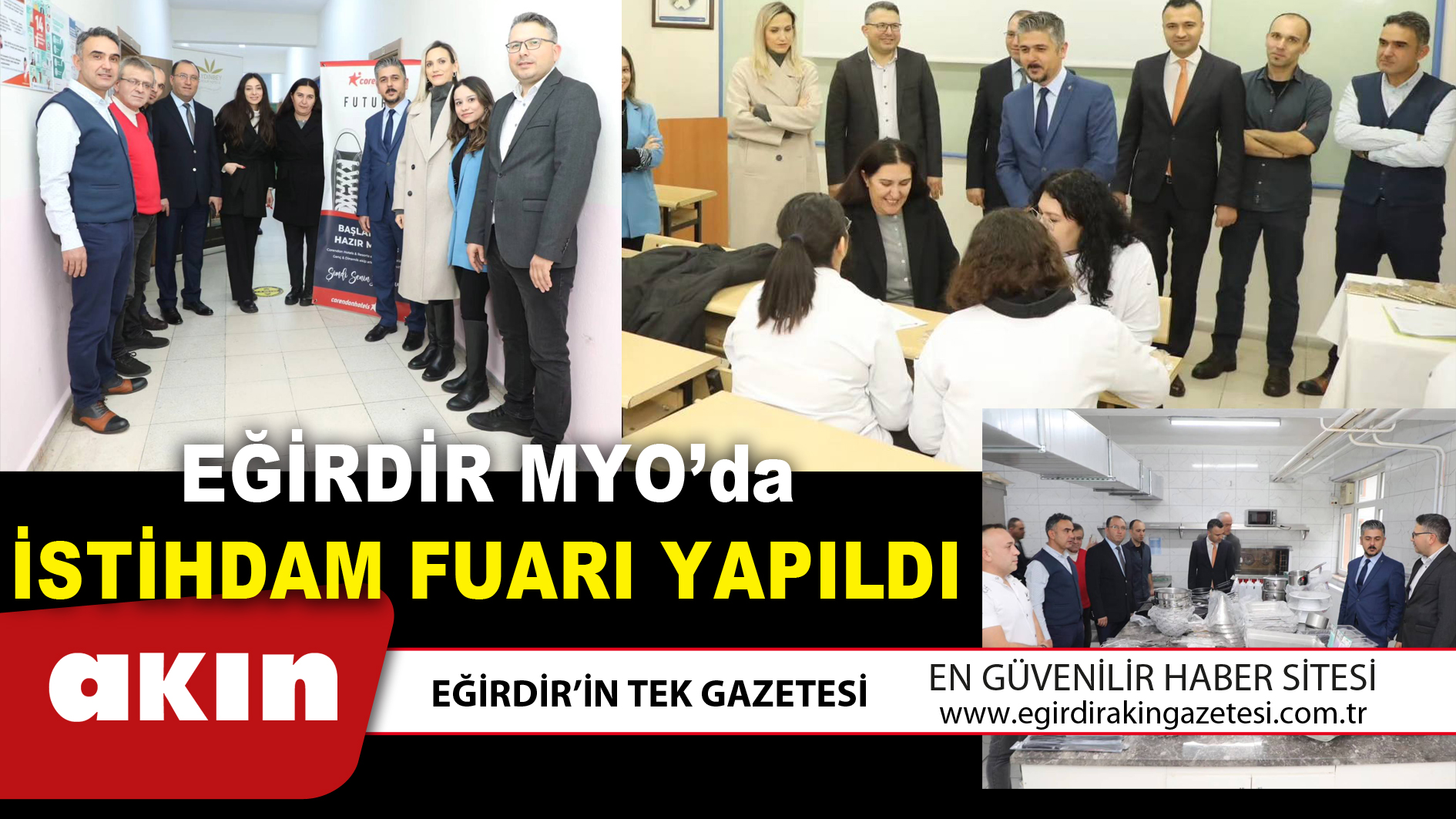 eğirdir haber,akın gazetesi,egirdir haberler,son dakika,EĞİRDİR MESLEK YÜKSEKOKULUNDA İSTİHDAM FUARI YAPILDI