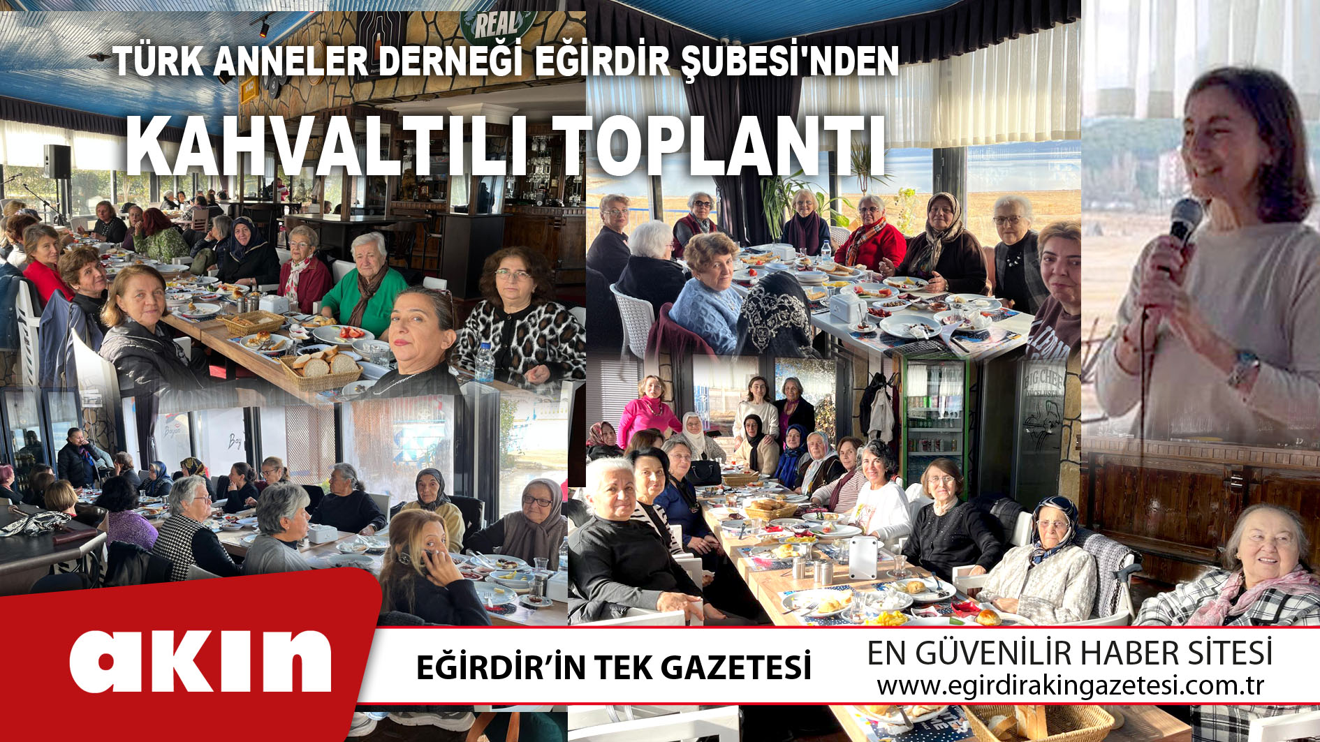Türk Anneler Derneği Eğirdir Şubesi'nden Kahvaltılı Toplantı