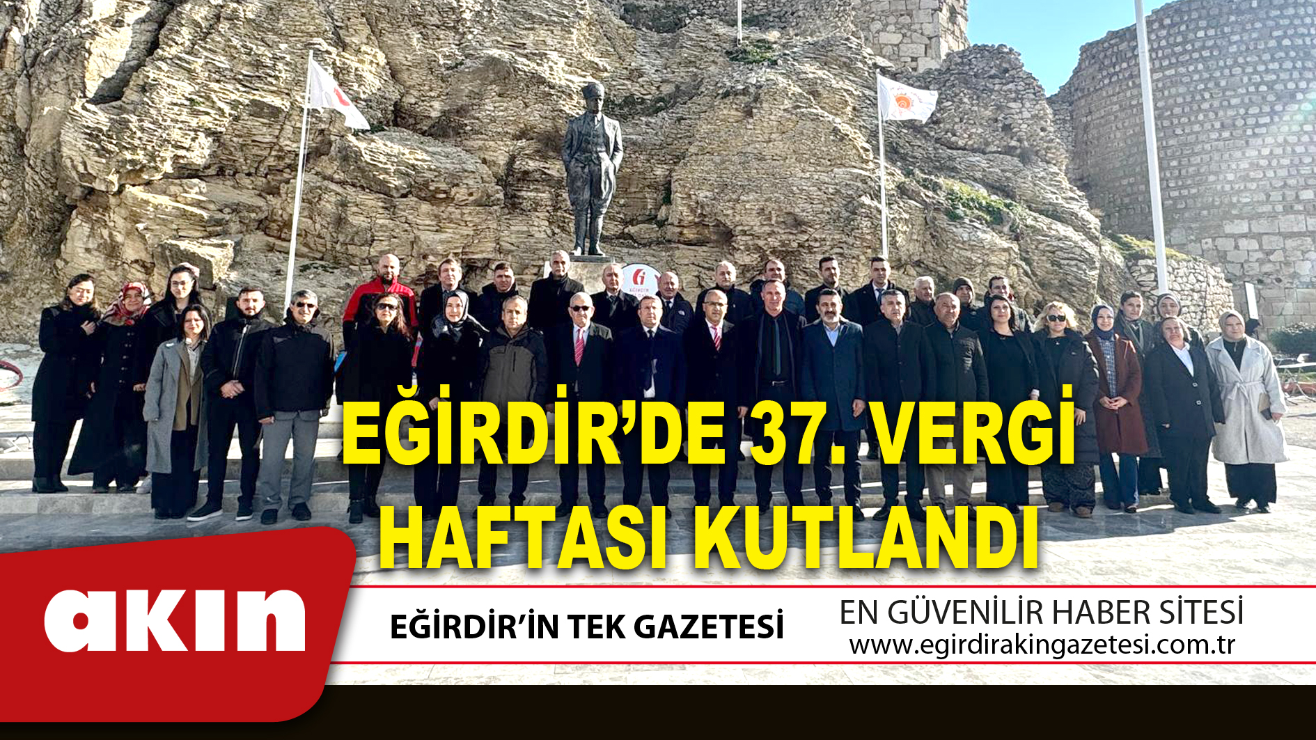 EĞİRDİR’DE 37. VERGİ HAFTASI KUTLANDI