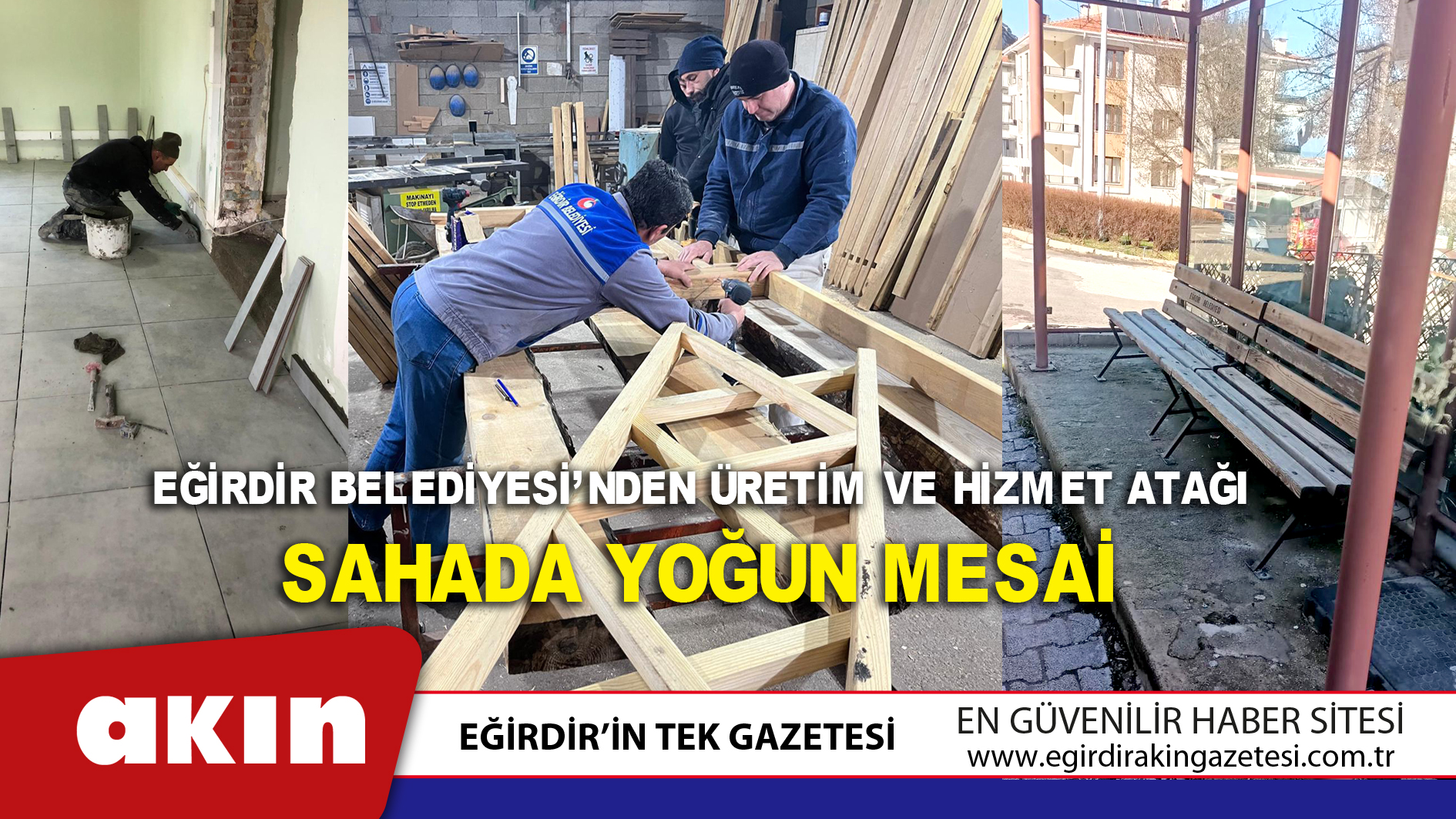 Eğirdir Belediyesi’nden Üretim Ve Hizmet Atağı
