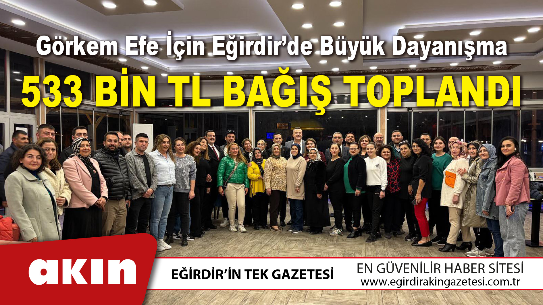Görkem Efe İçin Eğirdir’de Büyük Dayanışma