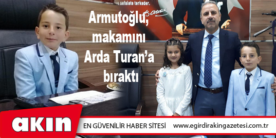 Armutoğlu, makamını Arda Turan’a bıraktı