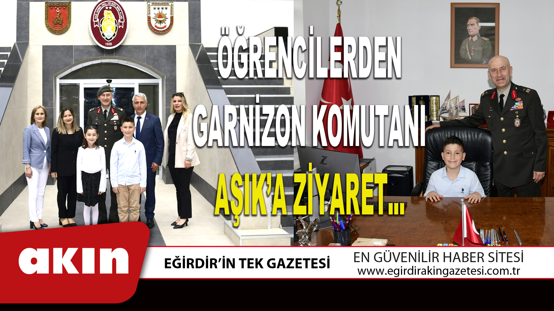 Öğrencilerden Garnizon Komutanı Aşık’a Ziyaret...
