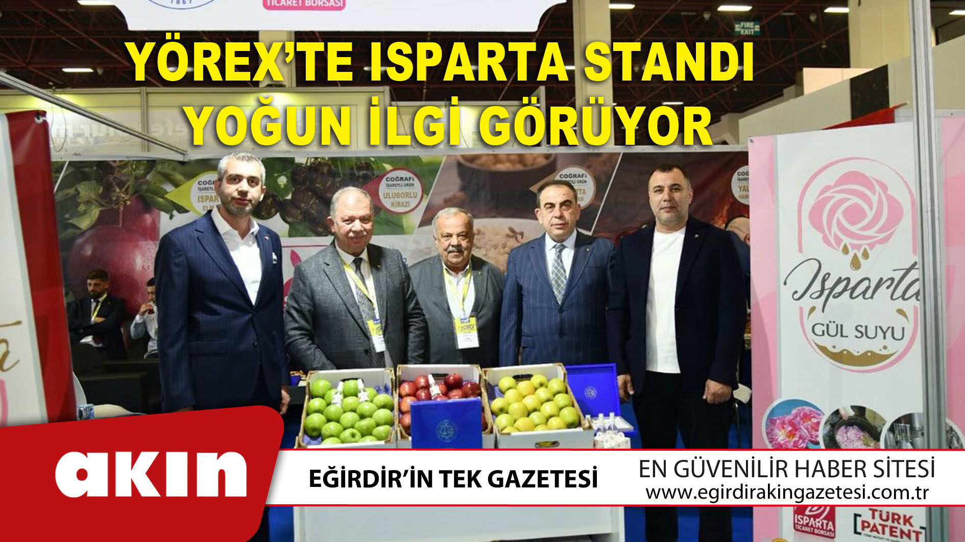 YÖREX’te Isparta Standı Yoğun İlgi Görüyor