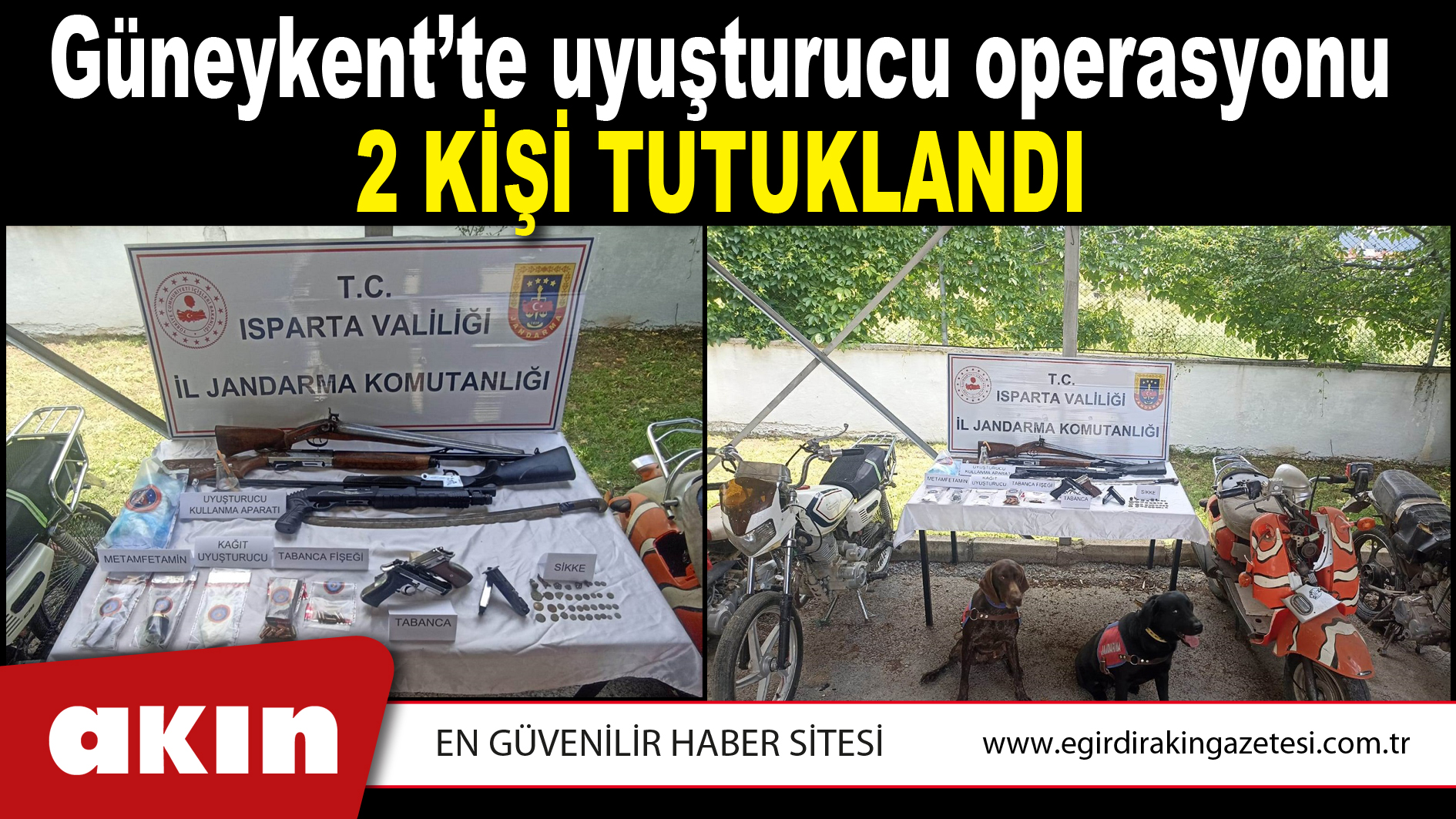 Güneykent’te uyuşturucu operasyonu 2 kişi tutuklandı