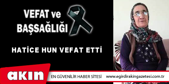 VEFAT ve BAŞSAĞLIĞI