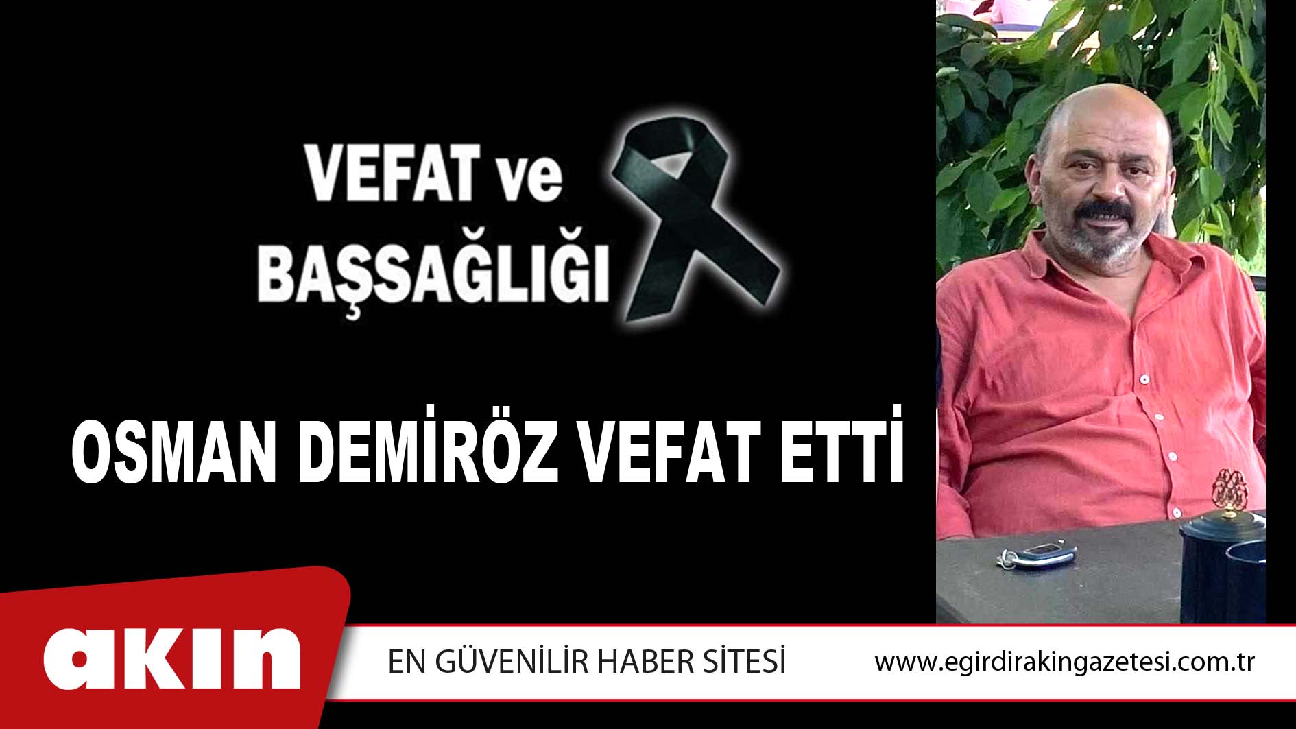 VEFAT VE BAŞSAĞLIĞI