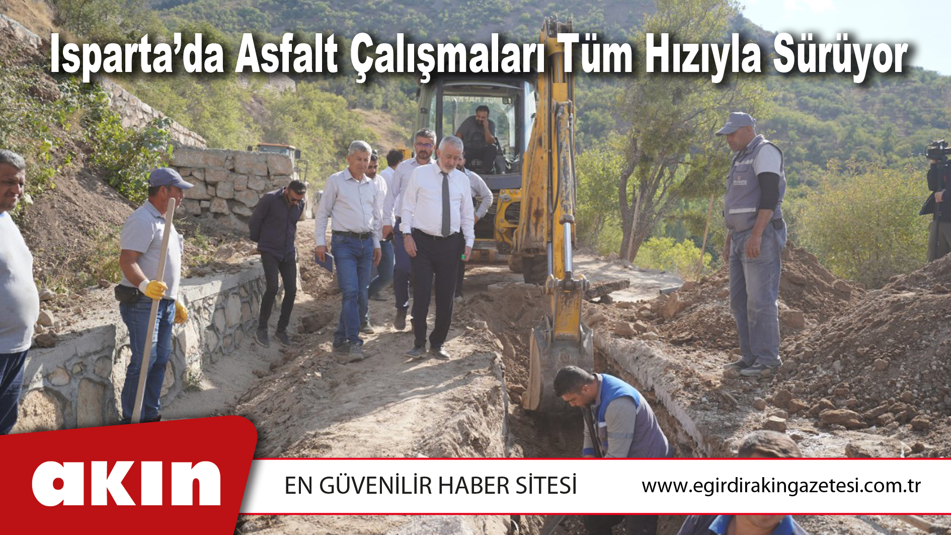 Isparta’da Asfalt Çalışmaları Tüm Hızıyla Sürüyor