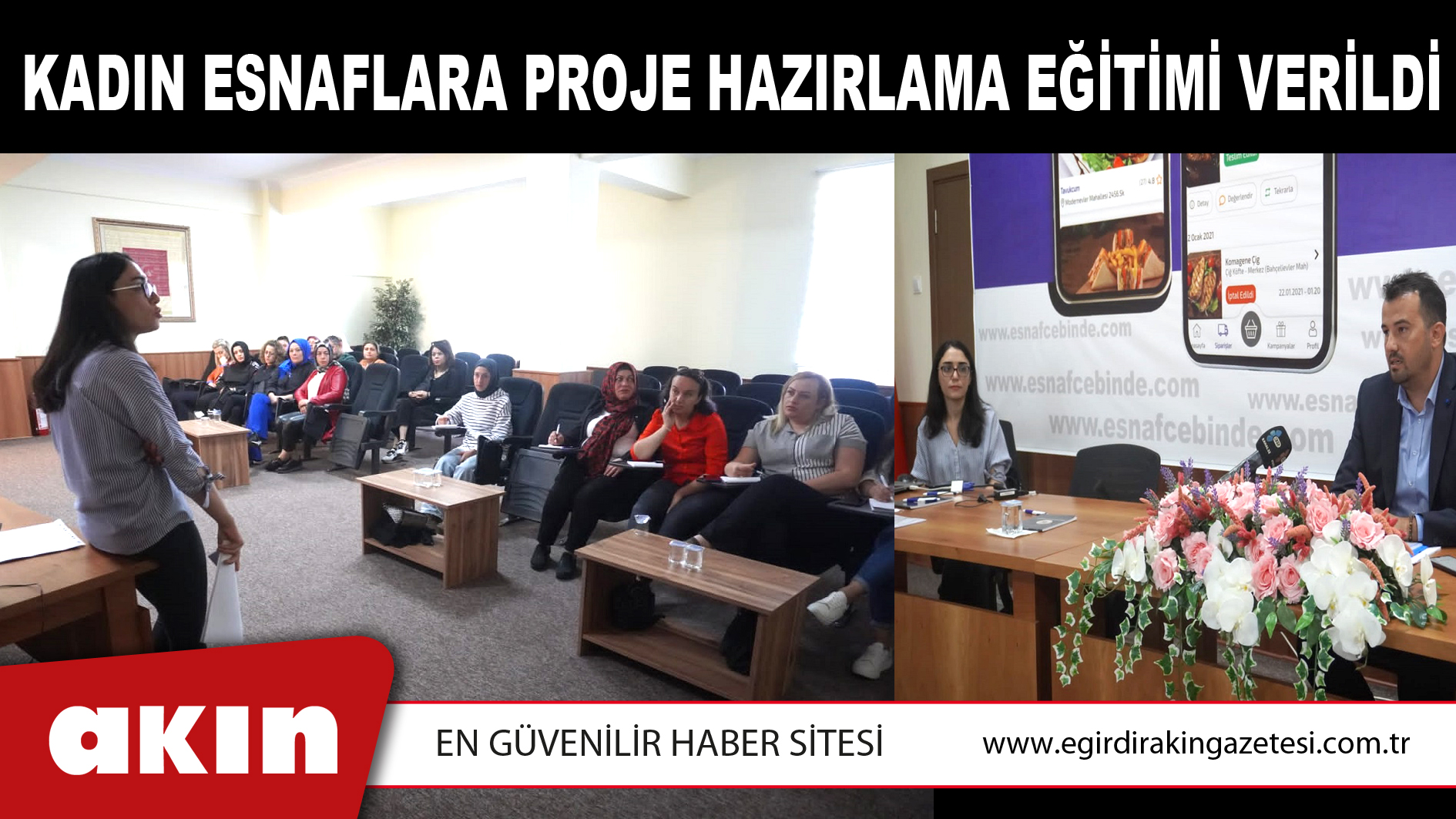 Kadın Esnaflara Proje Hazırlama Eğitimi Verildi
