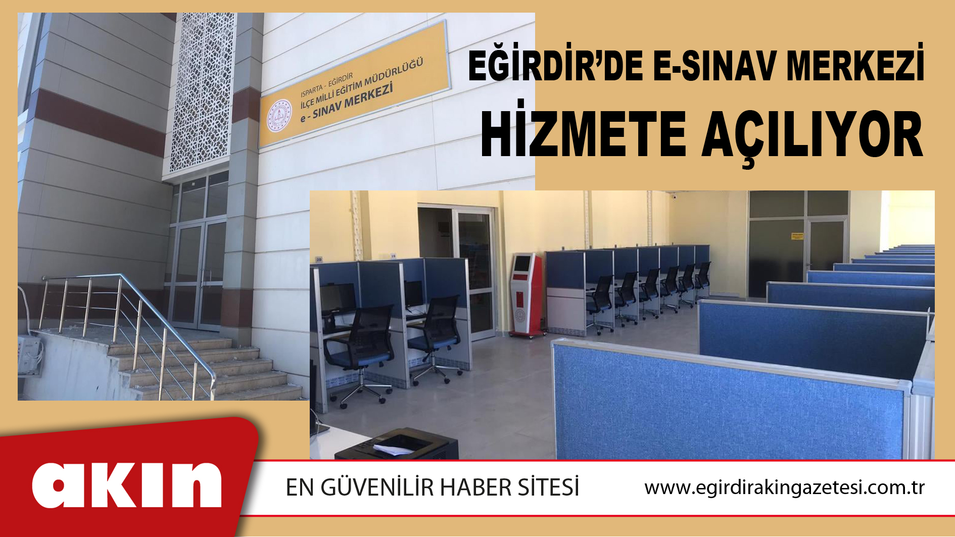 Eğirdir’de E-Sınav Merkezi Hizmete Açılıyor