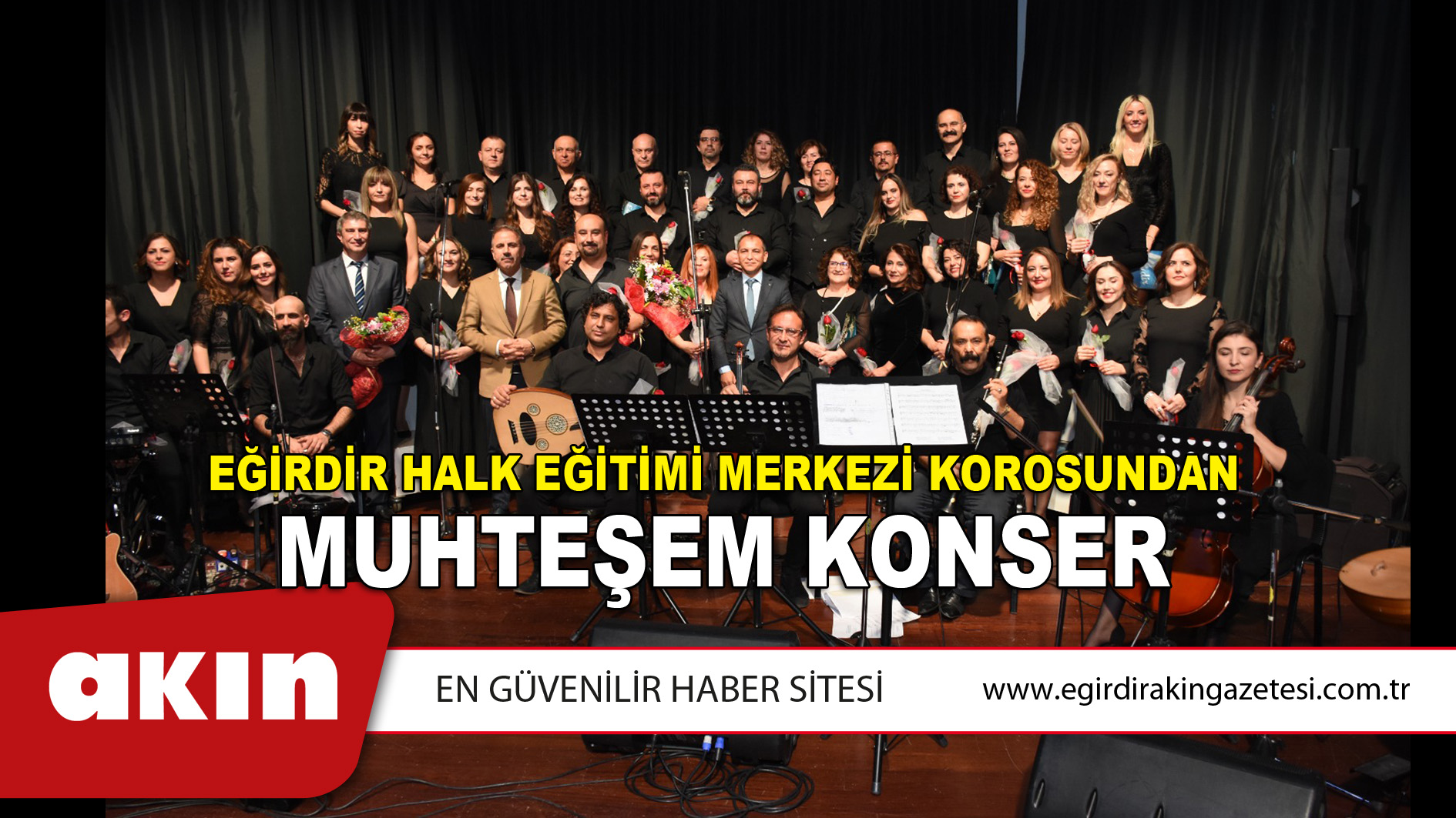 Eğirdir Halk Eğitimi Merkezi Korosundan Muhteşem Konser