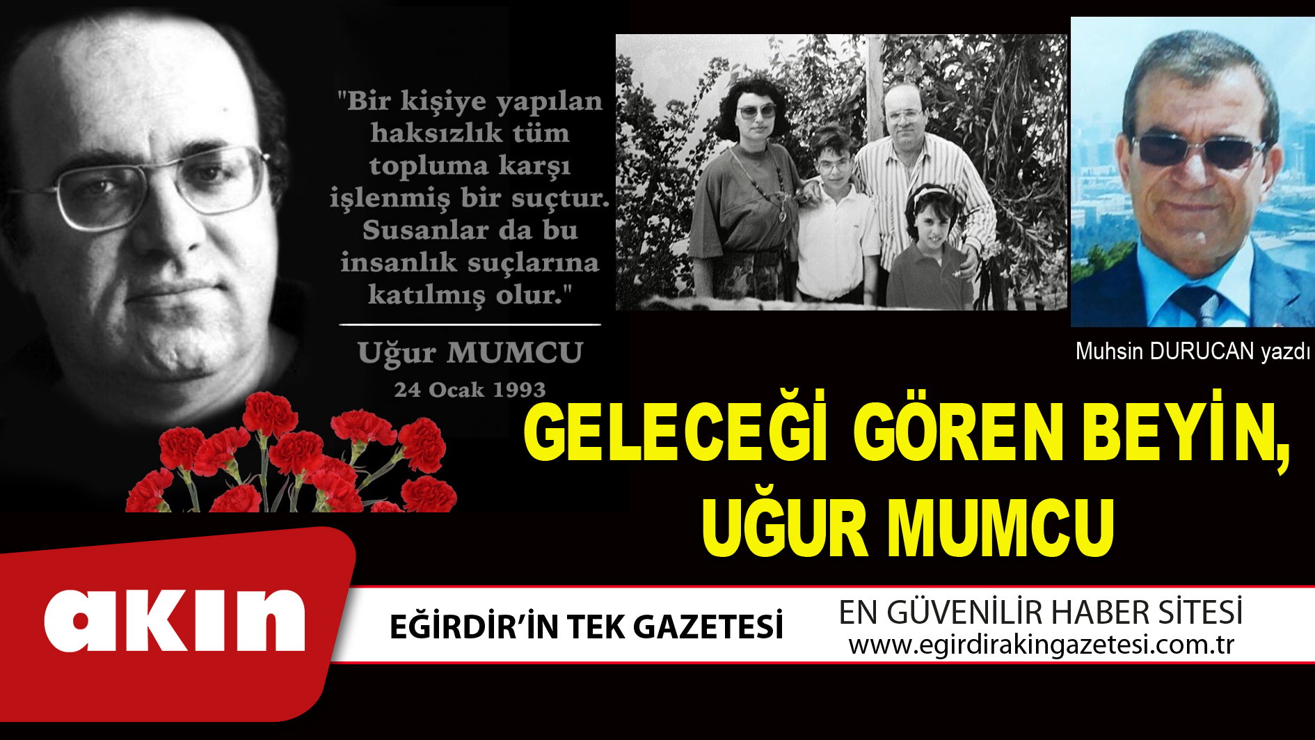 GELECEĞİ GÖREN BEYİN, UĞUR MUMCU