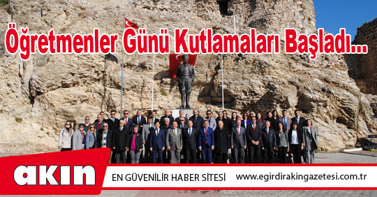 Öğretmenler Günü Kutlamaları Başladı…