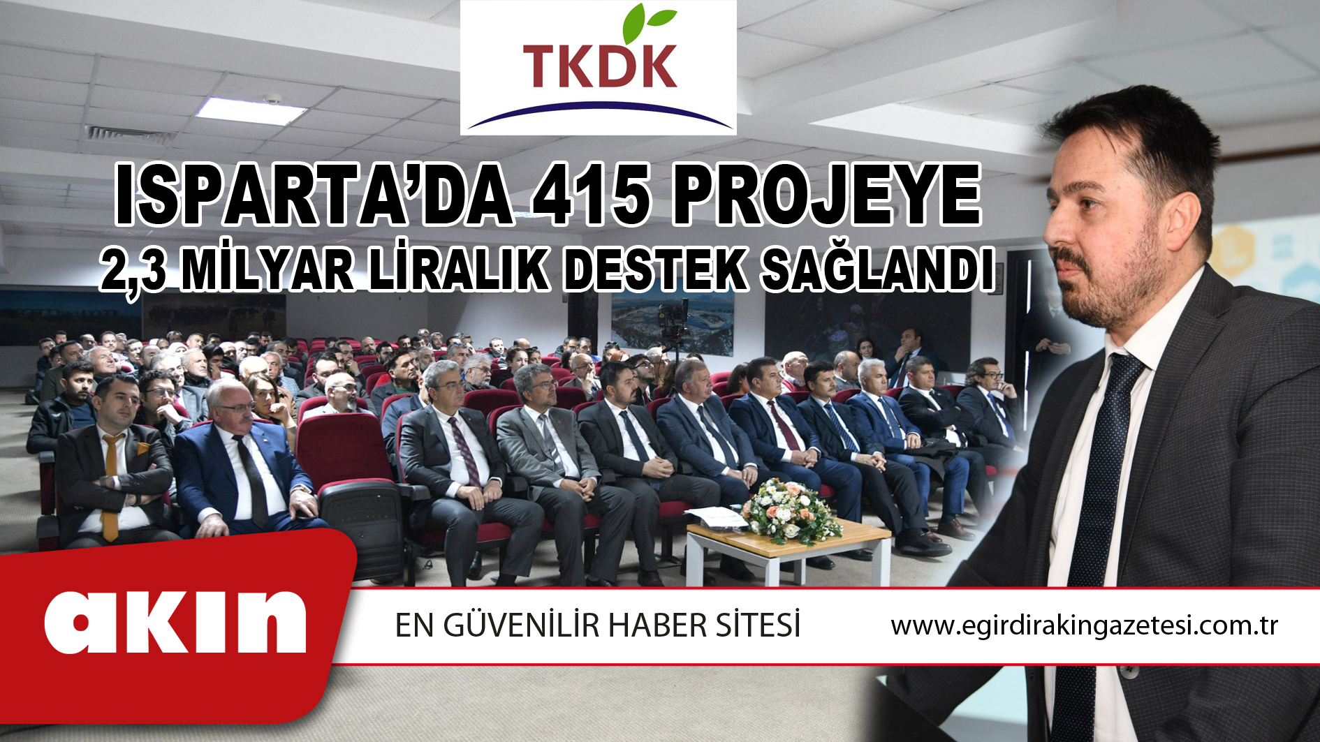 Isparta’da 415 Projeye 2,3 Milyar Liralık Destek Sağlandı