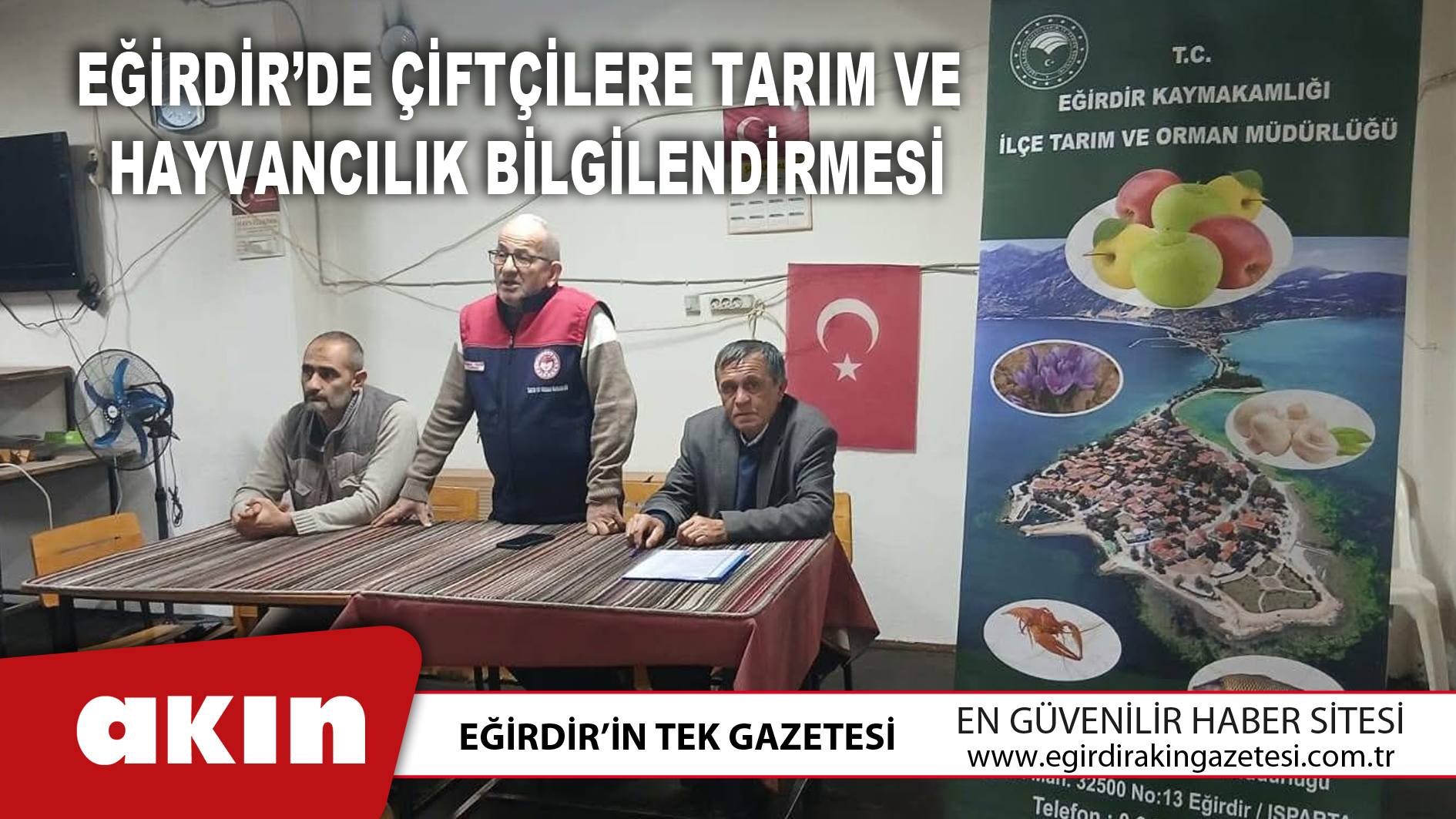 eğirdir haber,akın gazetesi,egirdir haberler,son dakika,Eğirdir’de Çiftçilere Tarım Ve Hayvancılık Bilgilendirmesi