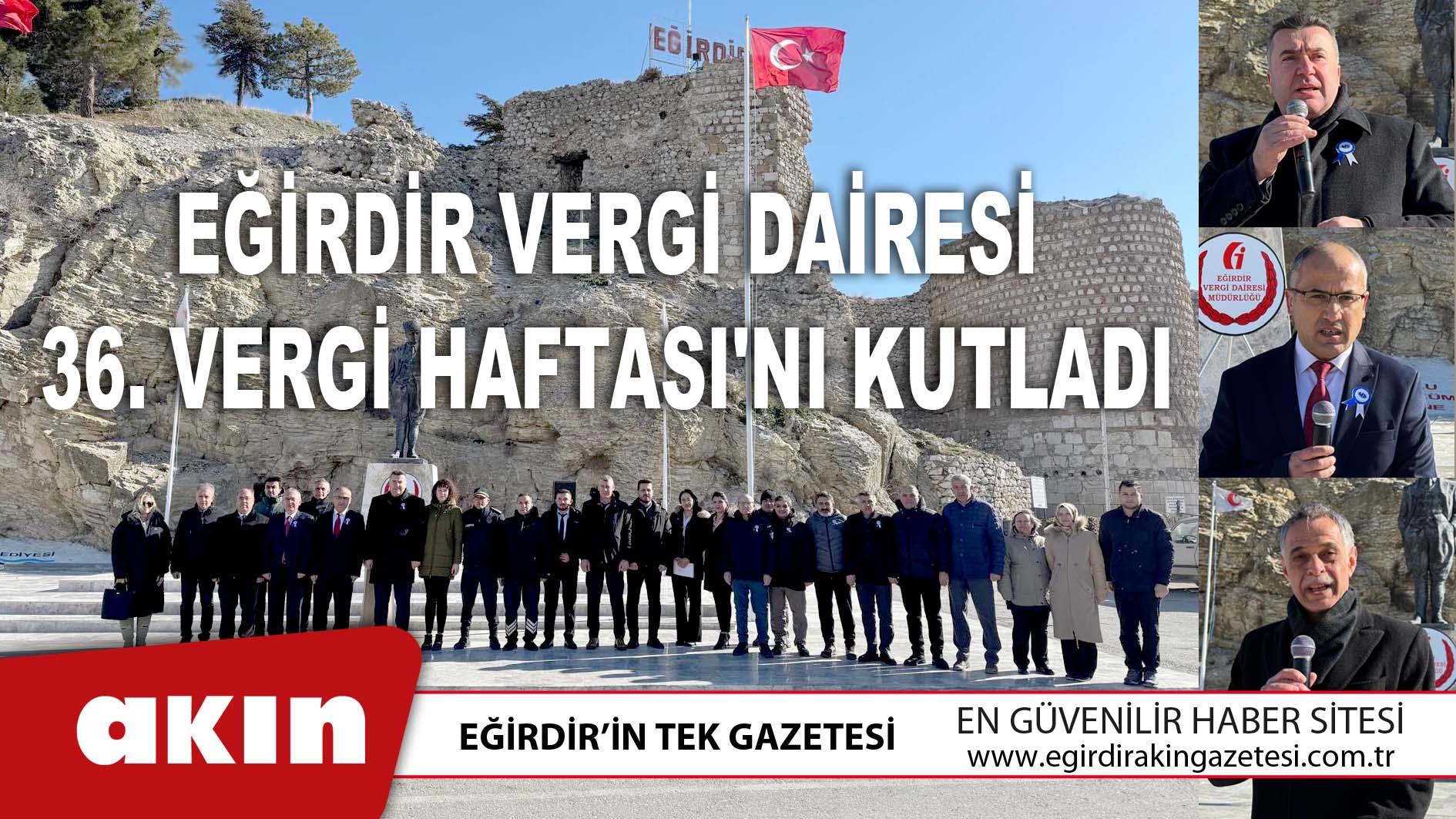 Eğirdir Vergi Dairesi 36. Vergi Haftası'nı Kutladı