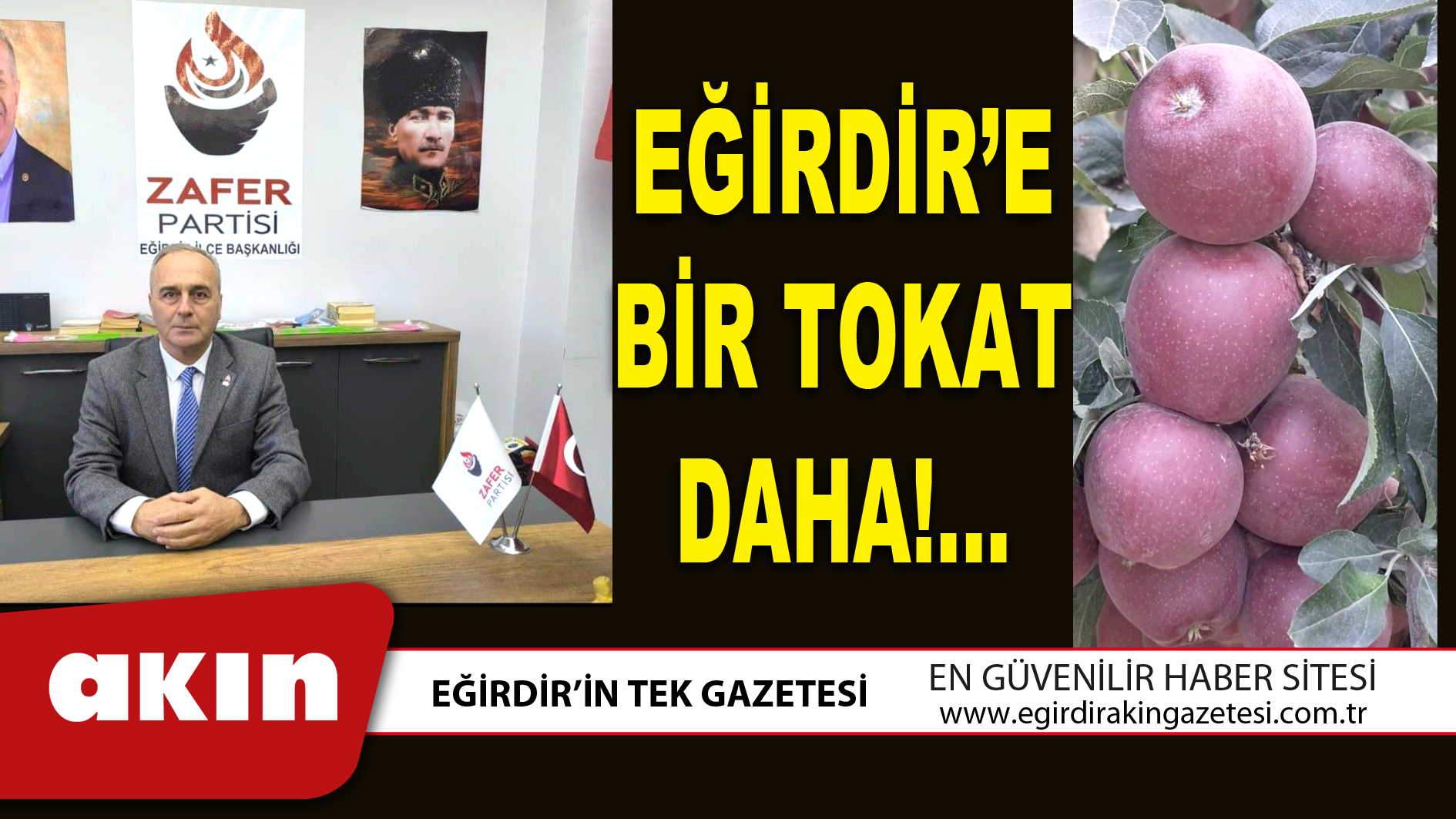 EĞİRDİR’E BİR TOKAT DAHA!...