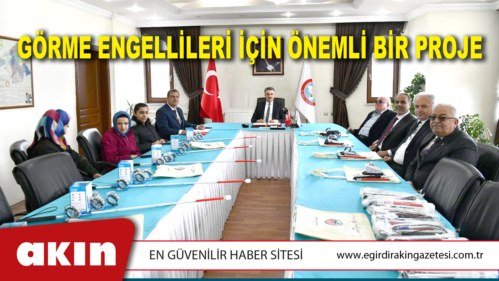 GÖRME ENGELLİLERİ İÇİN ÖNEMLİ BİR PROJE