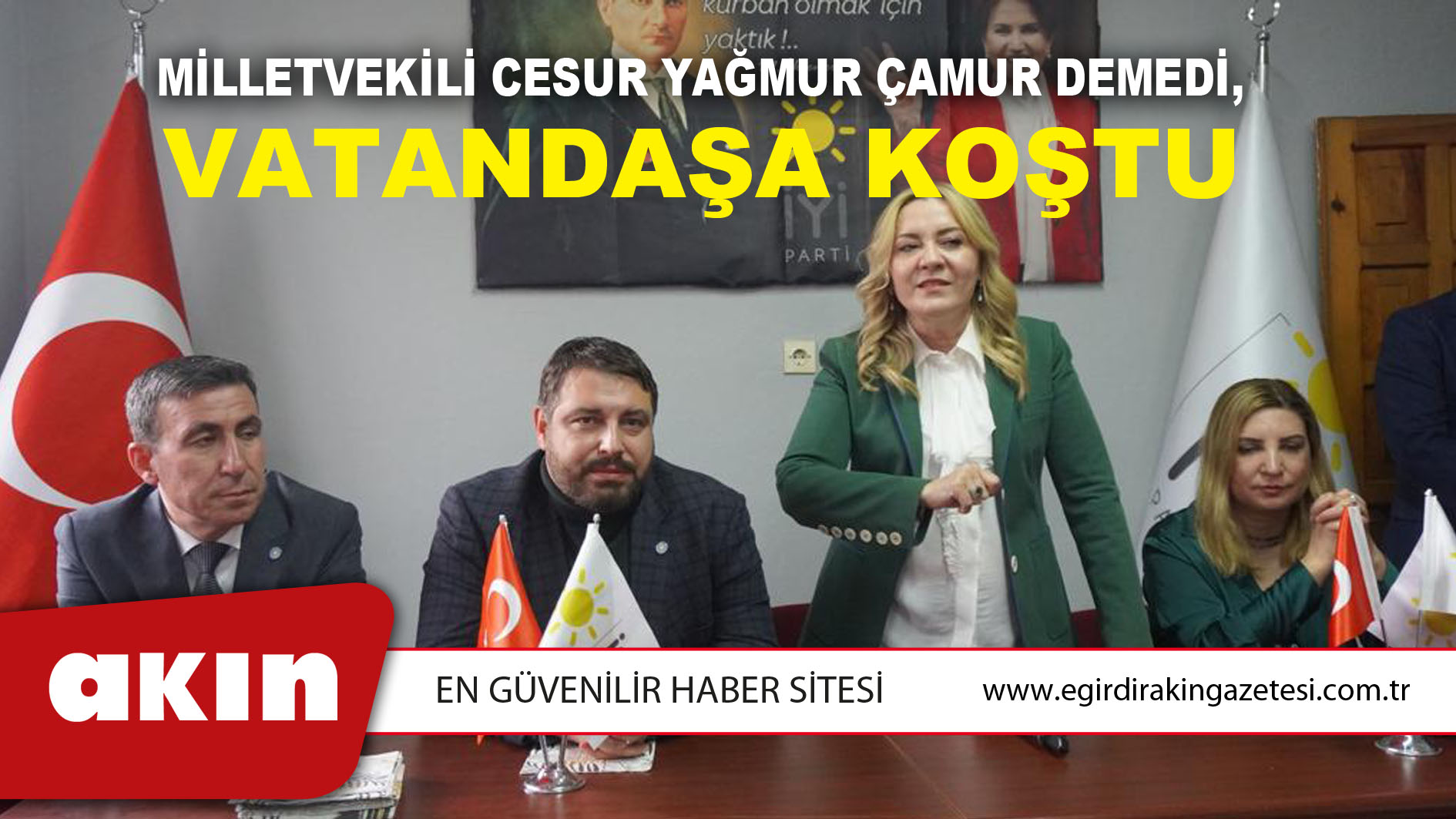 Milletvekili Cesur Yağmur Çamur Demedi, Vatandaşa Koştu